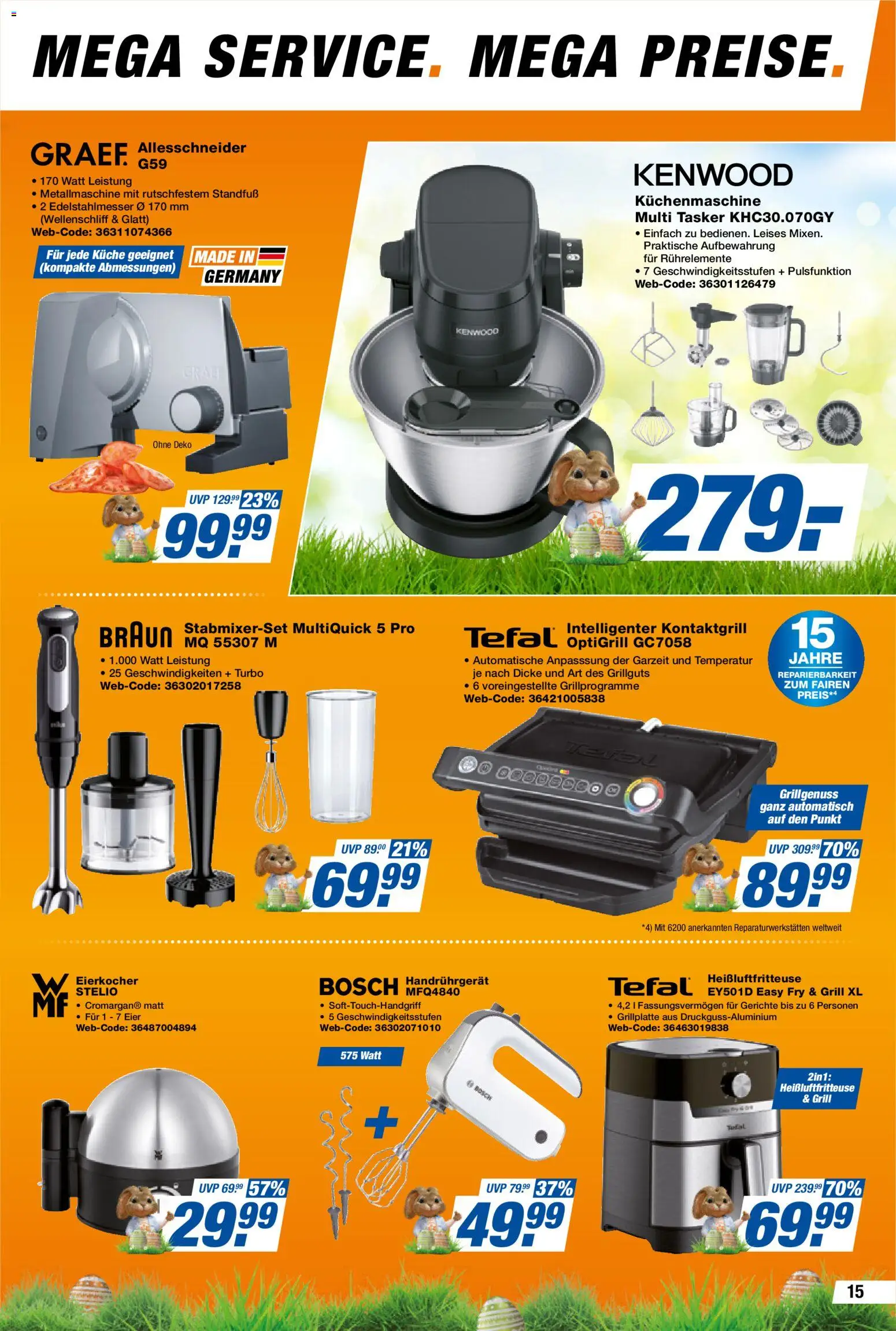 Expert Prospekt 	 – gültig ab 27.03.2026 | Seite: 15 | Produkte: Grill, Eier, Küche, Eierkocher