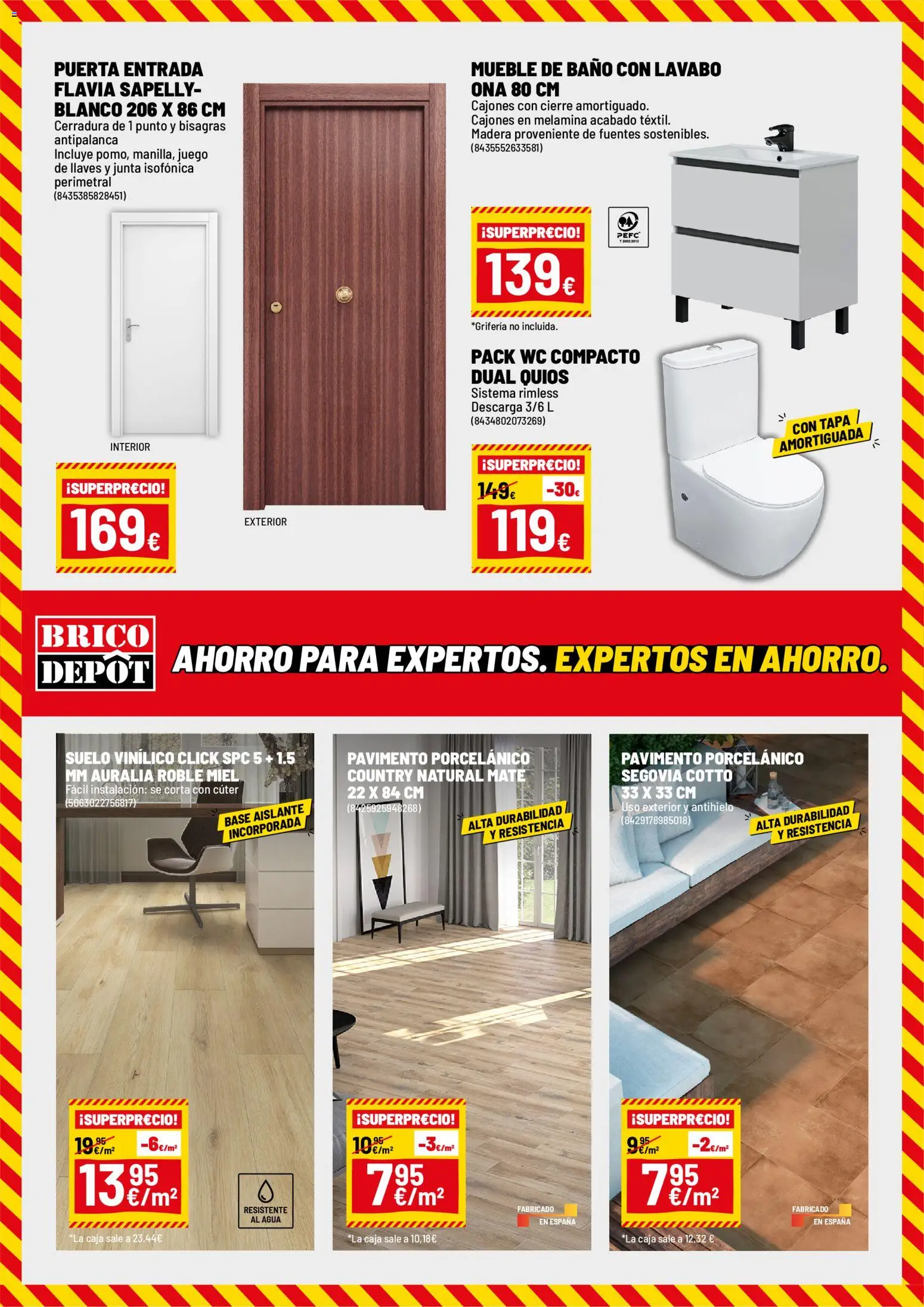 Brico Depôt folleto │ válido desde el 24.04.2026 | Página: 2 | Productos: Ψηφιακή κάμερα, Cúter, Lavabo, Baño