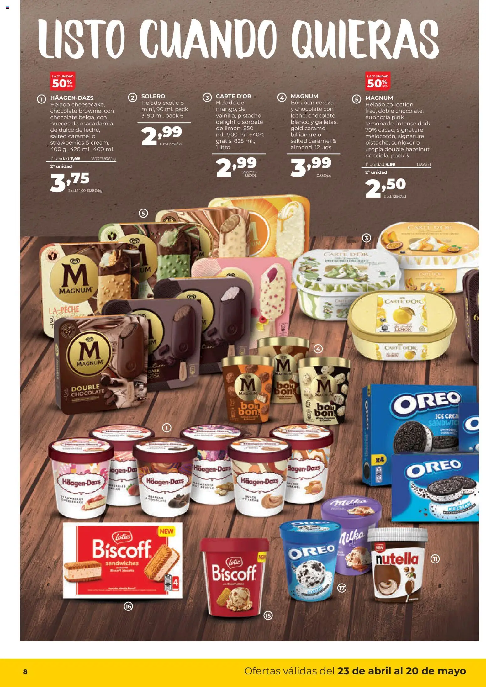 Alimerka folleto Asturias │ válido desde el 23.04.2026 | Página: 10 | Productos: Chocolate, Helado