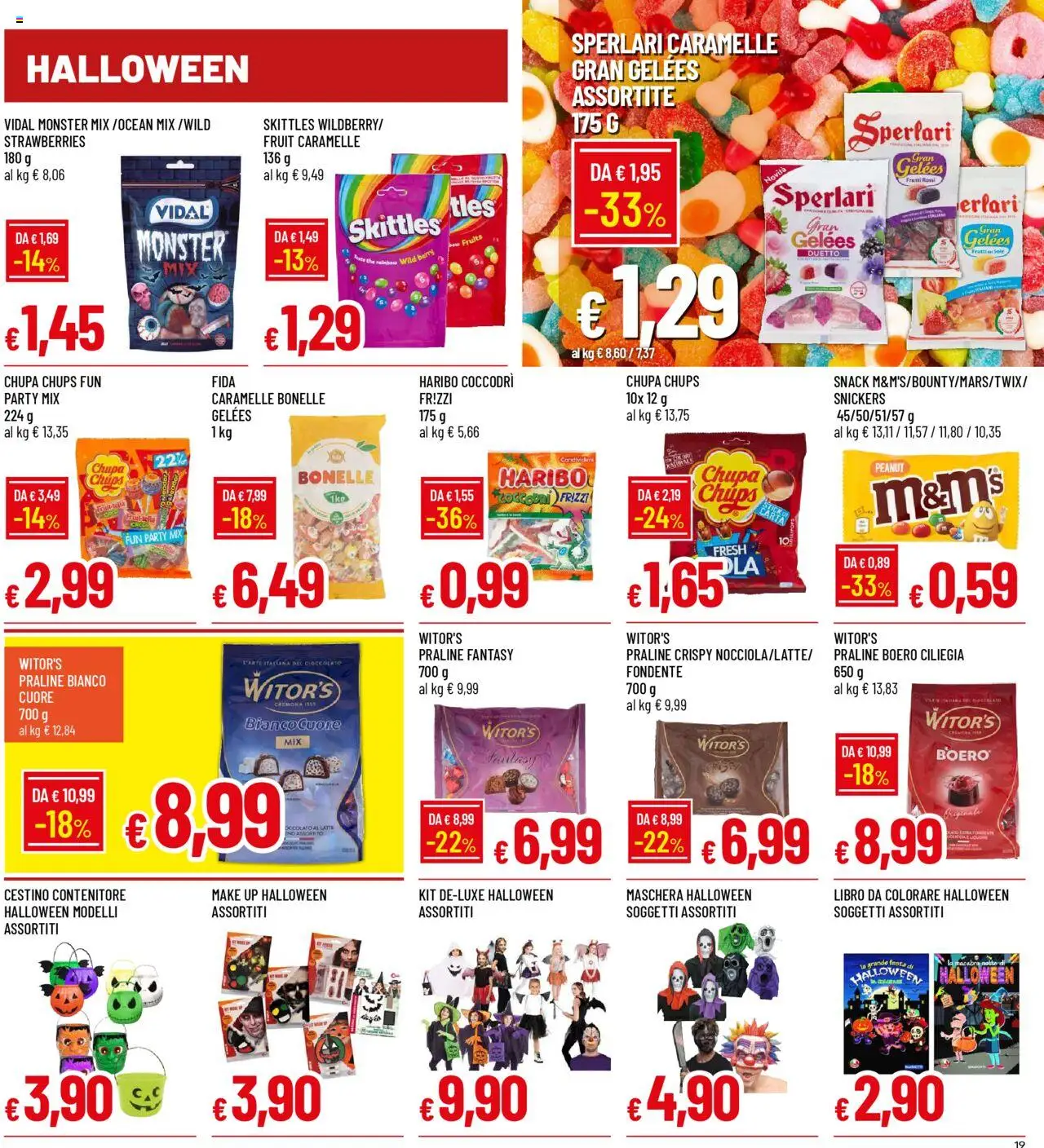 Volantino Galassia del 20.10.2025 | Pagina: 19 | Prodotti: Maschera, Cioccolato, Latte, Cestino