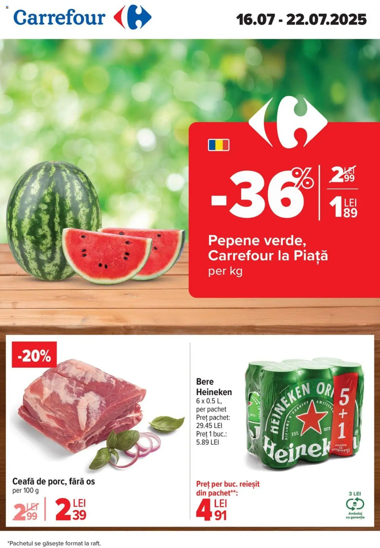 Catalog Carrefour – valabil de la 16.07.2025 | Pagină: 1 | Produse: Bere
