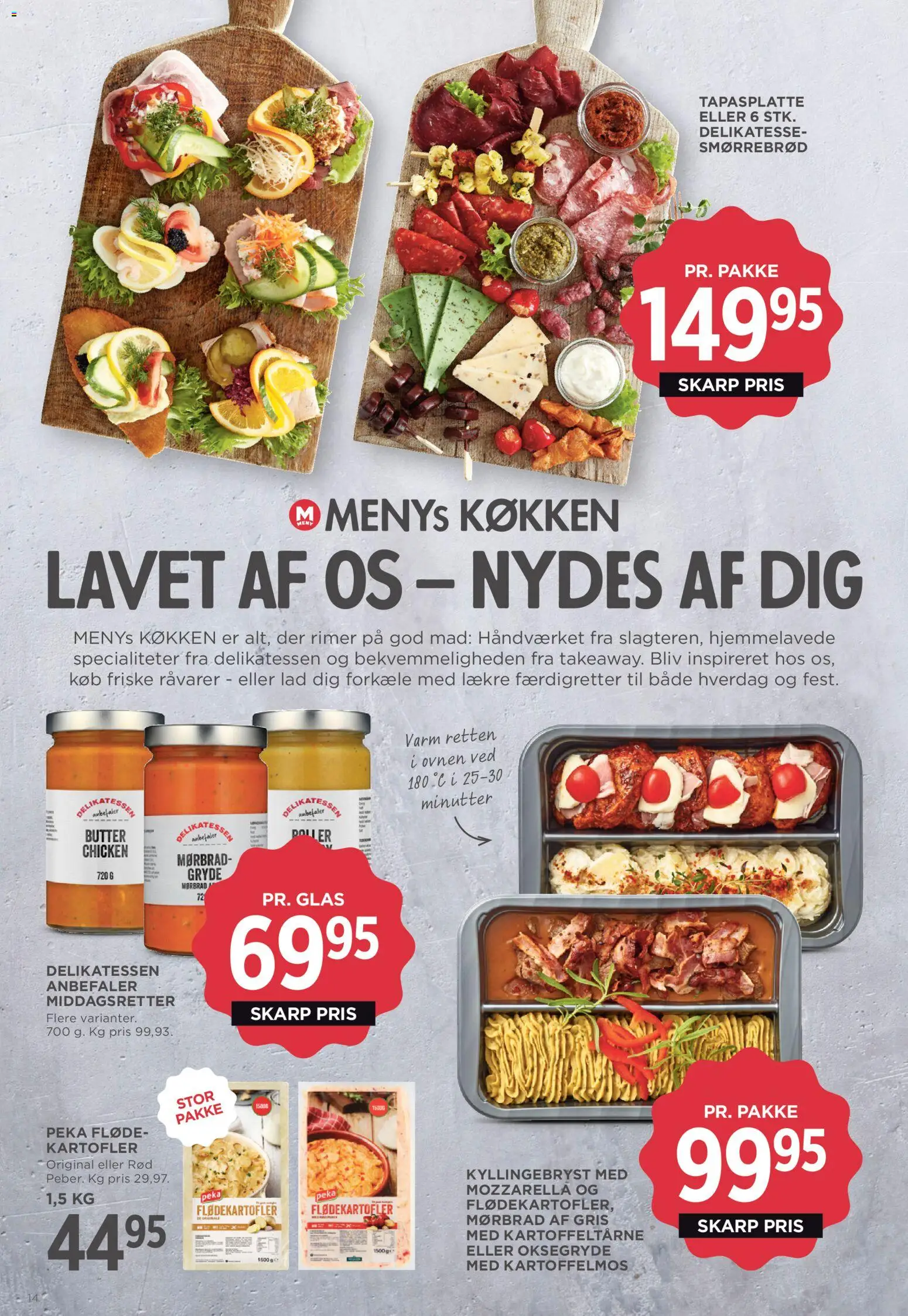 Meny tilbudsavis – gyldig fra 30.01.2026 | Side: 15 | Produkter: Kartofler, Mozzarella