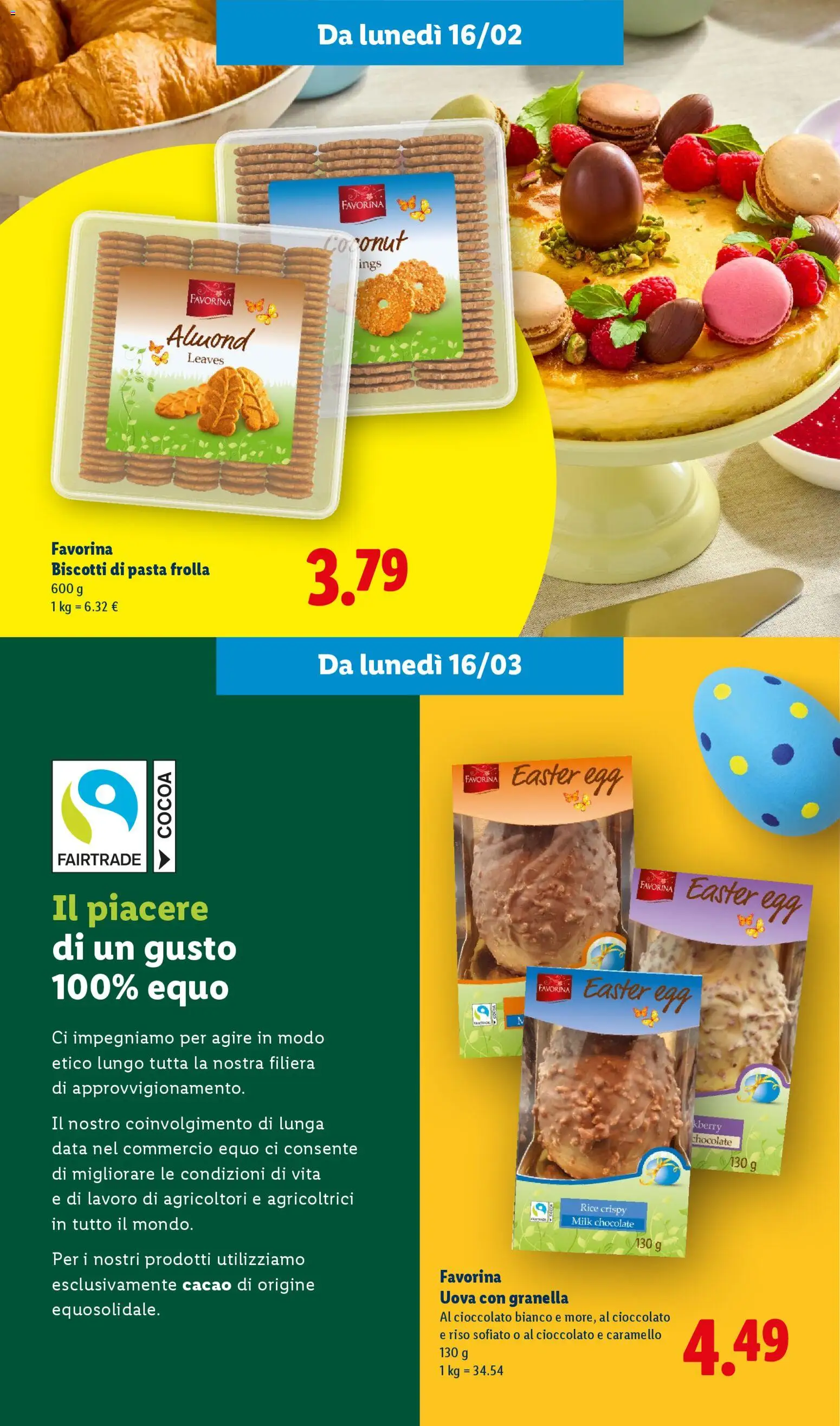 Volantino Lidl del 27.02.2026 | Pagina: 25 | Prodotti: Uova, Riso, Biscotti, Data