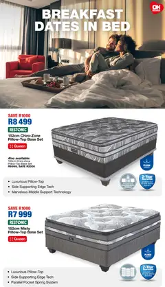 OK Furniture specials catalogue – valid from 09.02.2026 | Page: 2 | Products: Dates, Bed