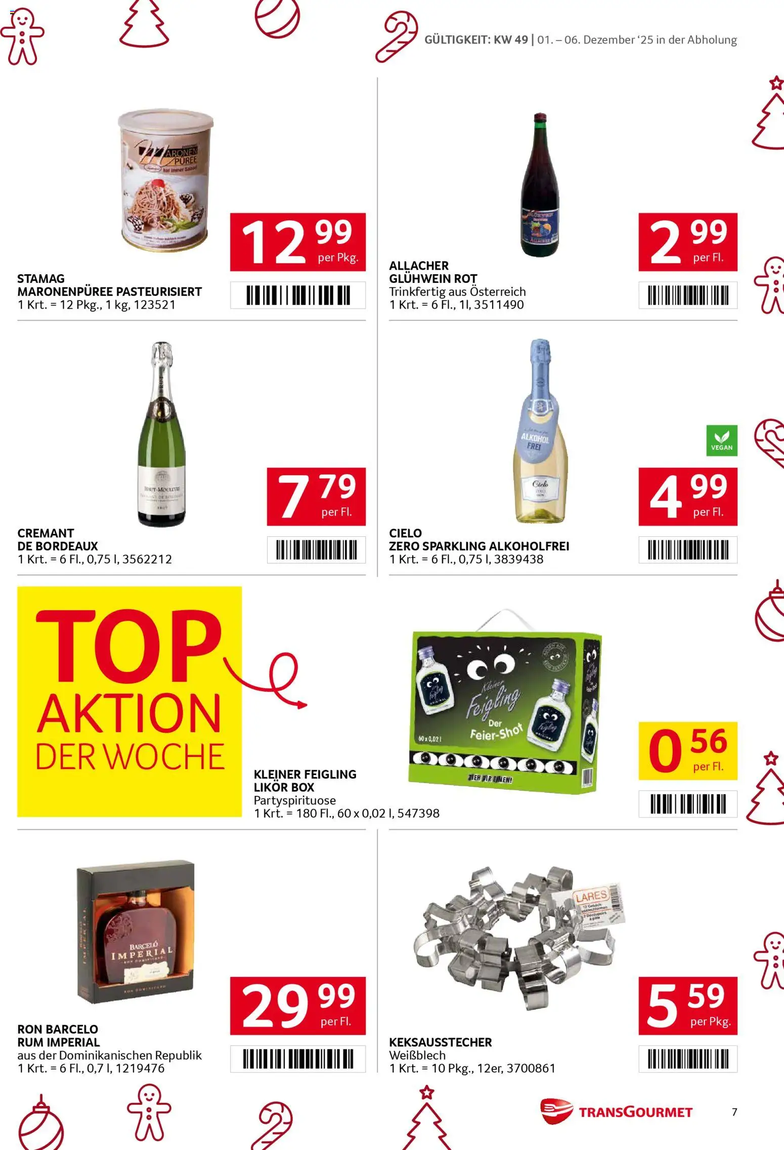 Transgourmet Flugblatt gültig ab 01.12.2025 | Seite: 7 | Produkte: Box