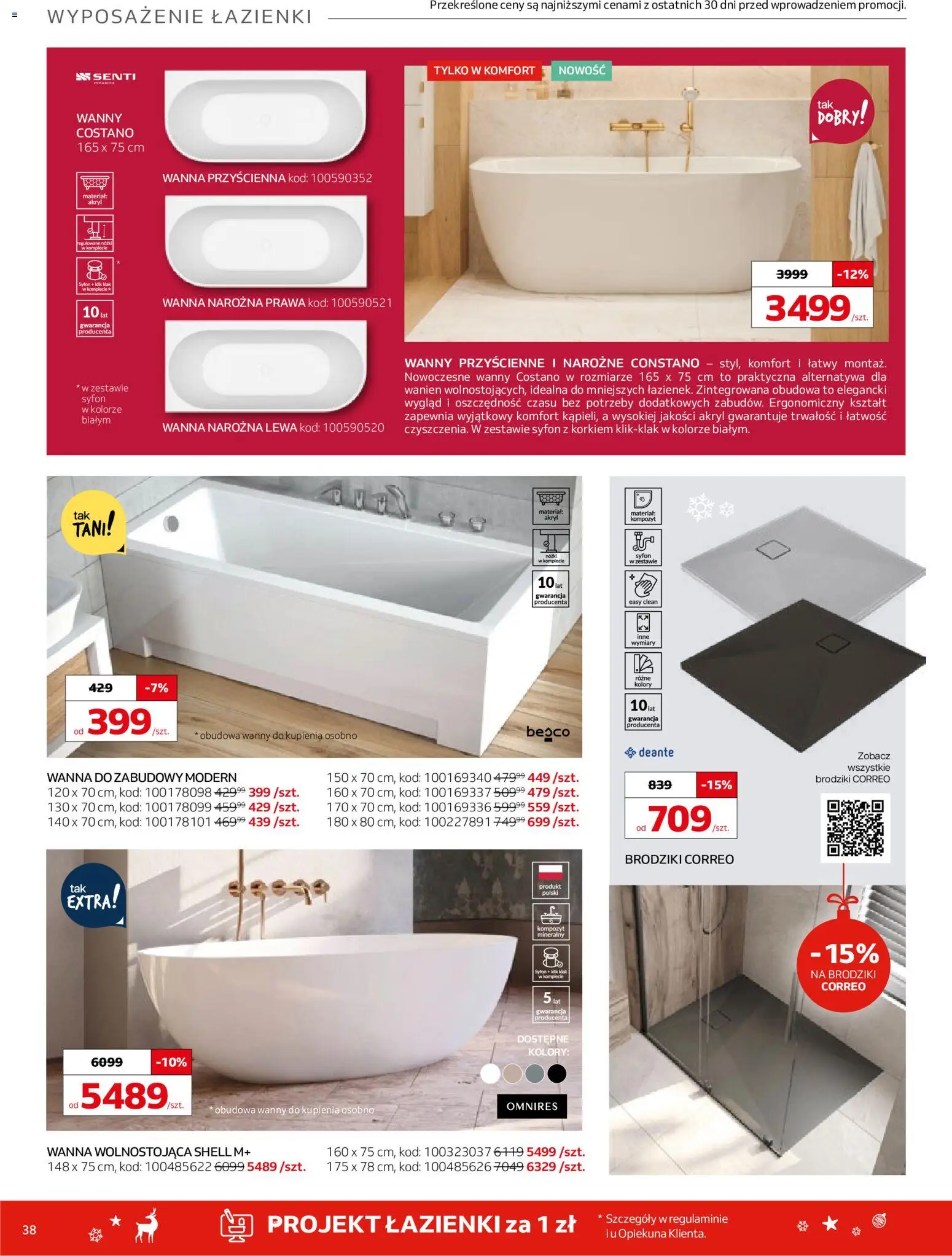 Komfort Gazetka od 03.12.2025 | Strona: 38