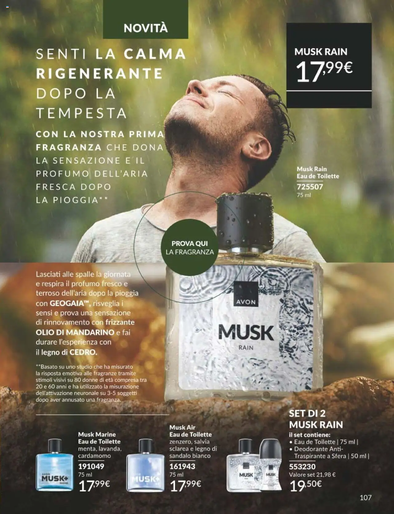 Volantino Avon del 01.09.2025 | Pagina: 107 | Prodotti: Deodorante, Olio, Profumo, Fragranza