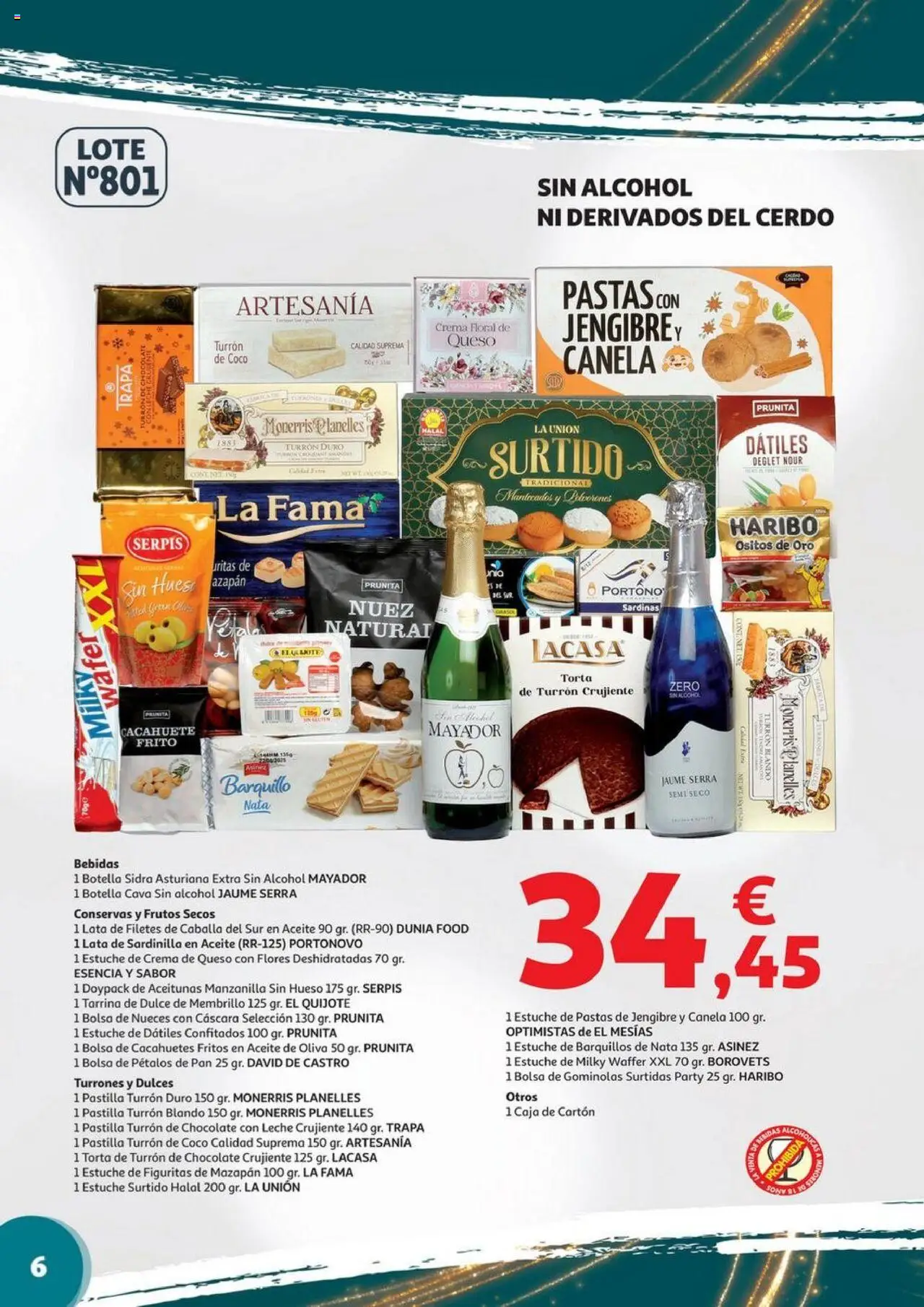 Alcampo - Valencia y Castellón │ válido desde el 06.11.2025 | Página: 6 | Productos: Queso, Pan, Frutos secos, Caja