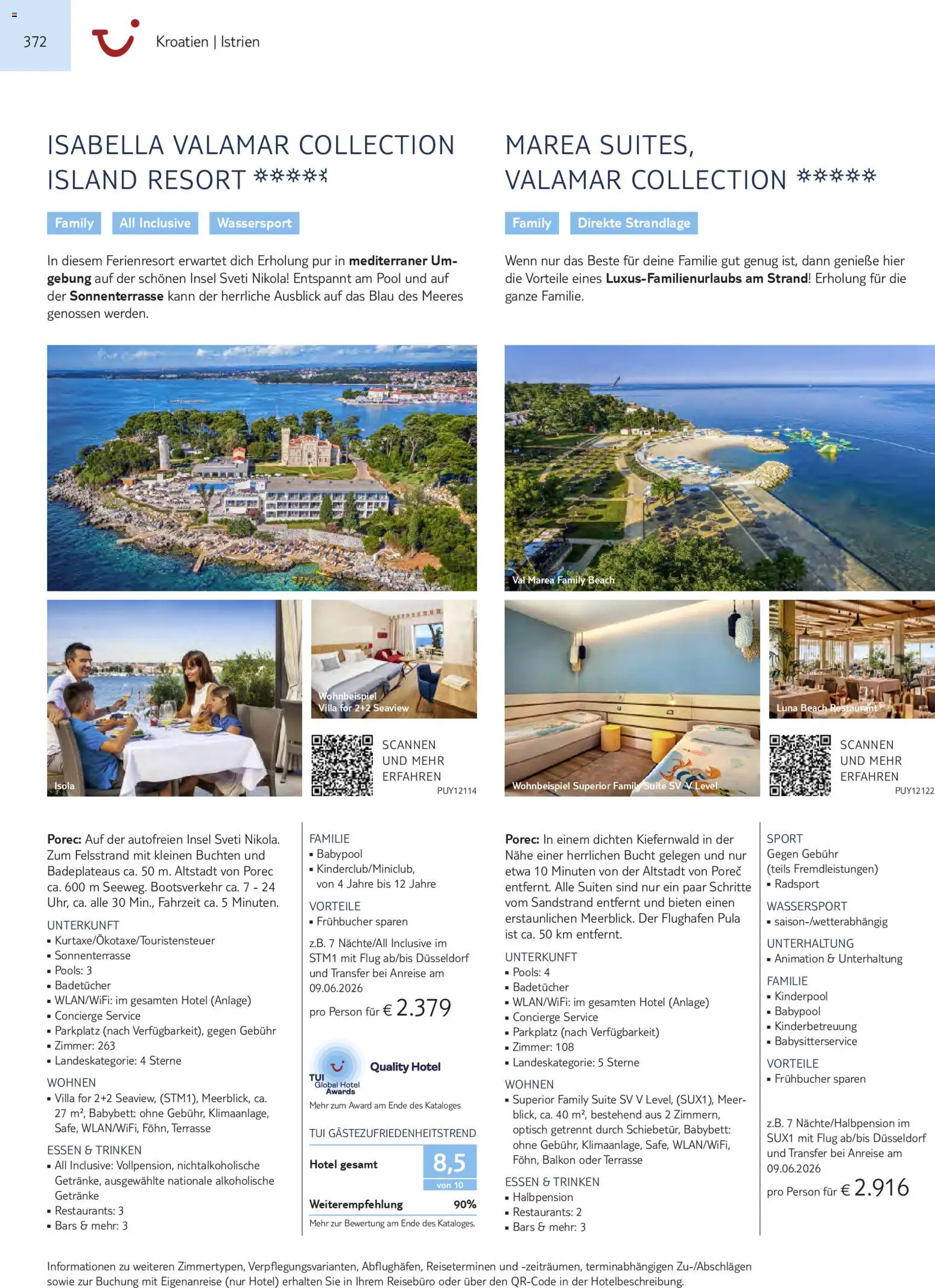 Aida  Südeuropa & Nordafrika 2026/27 – gültig ab 01.01.2026 | Seite: 372 | Produkte: Babybett