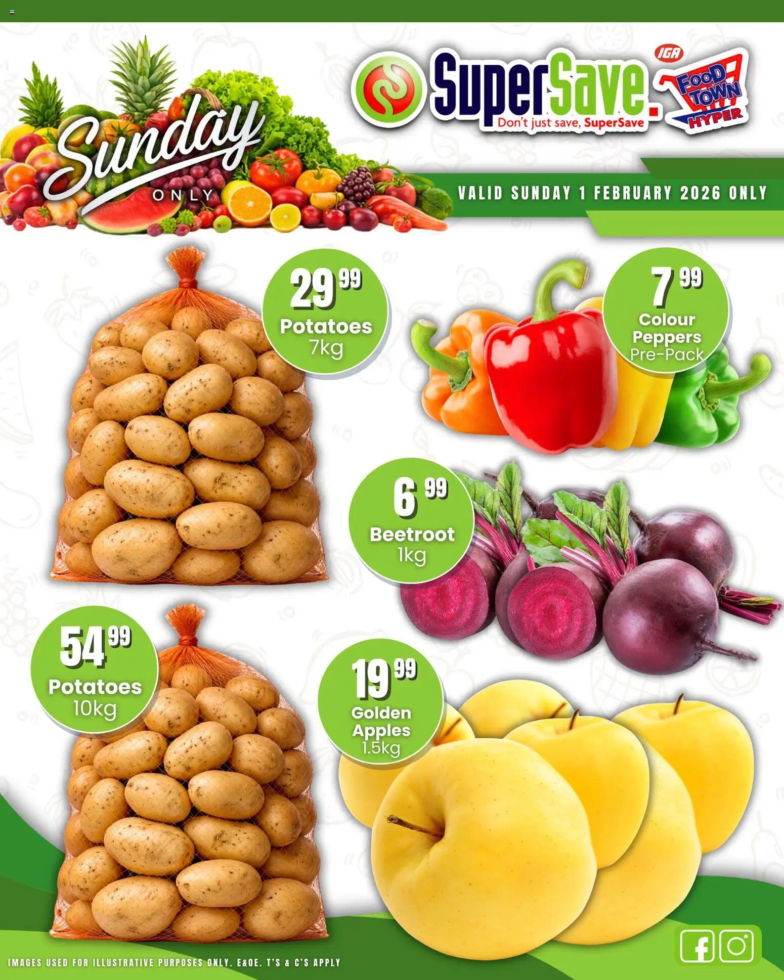 New Super Save catalogue – valid from 01.02.2026 | Page: 10 | Products: Apples, Potatoes