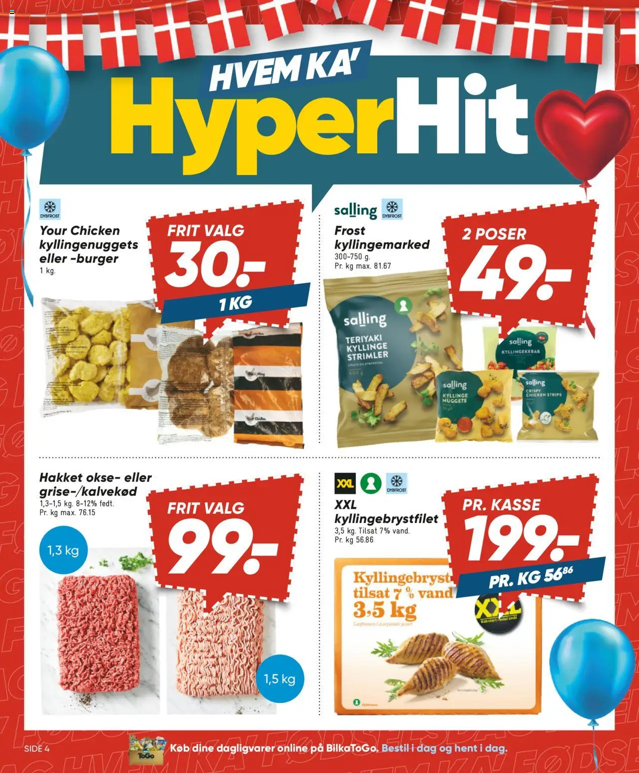 Bilka Tilbudsavis gyldig fra 08.08.2025 | Side: 4 | Produkter: Nuggets