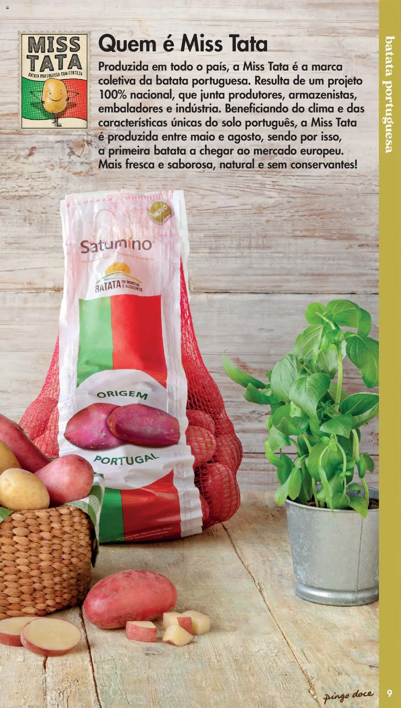 Pingo Doce - Catálogo Fruta e Legumes │ válido de 20.05.2025 | Página: 9 | Produtos: Batata, Mesa