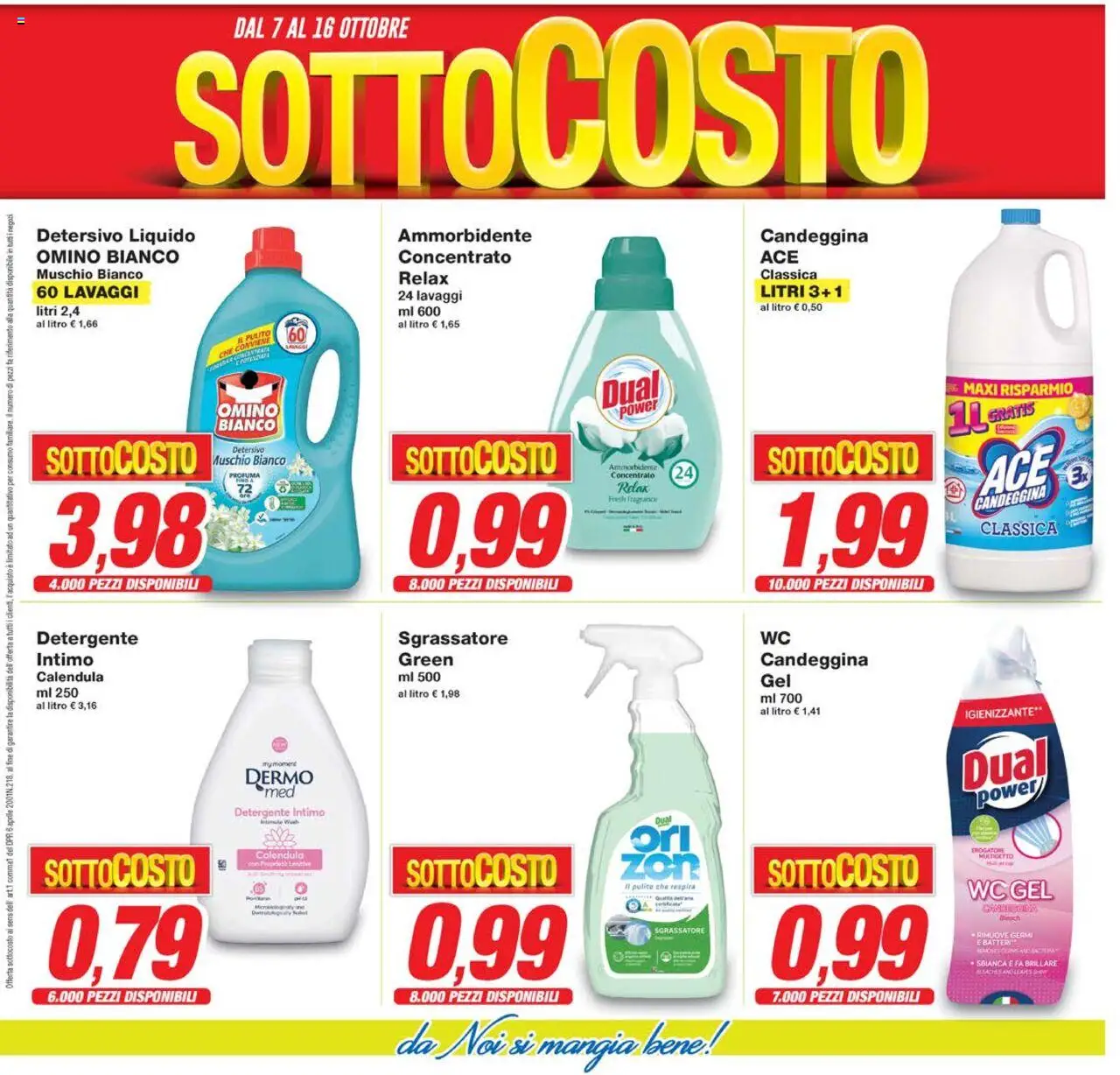 Volantino Prix del 07.10.2025 | Pagina: 5 | Prodotti: Ammorbidente, Detergente intimo, Detergente, Intimo