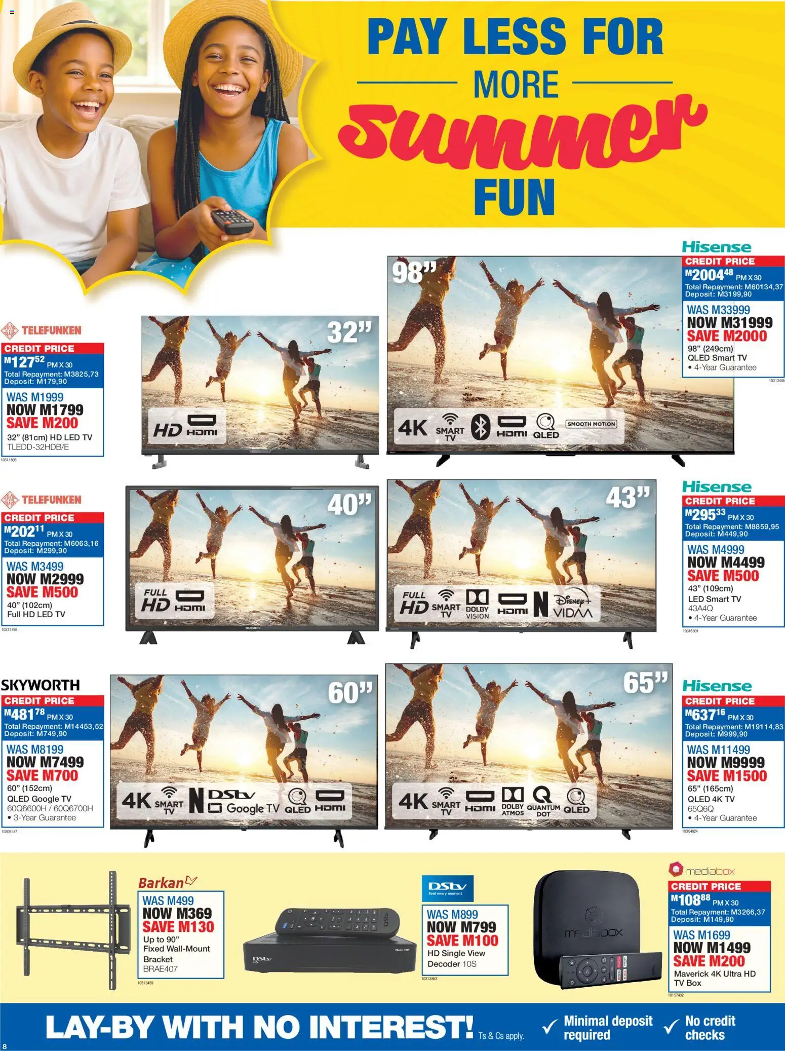 New OK Furniture catalogue – valid from 19.01.2026 | Page: 8 | Products: Decoder, TV, Box