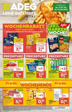 Vorschau von dem Prospekt - ADEG Flugblatt gültig ab 31.07.2025
