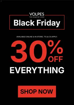 Volpes specials catalogue – valid from 21.11.2025