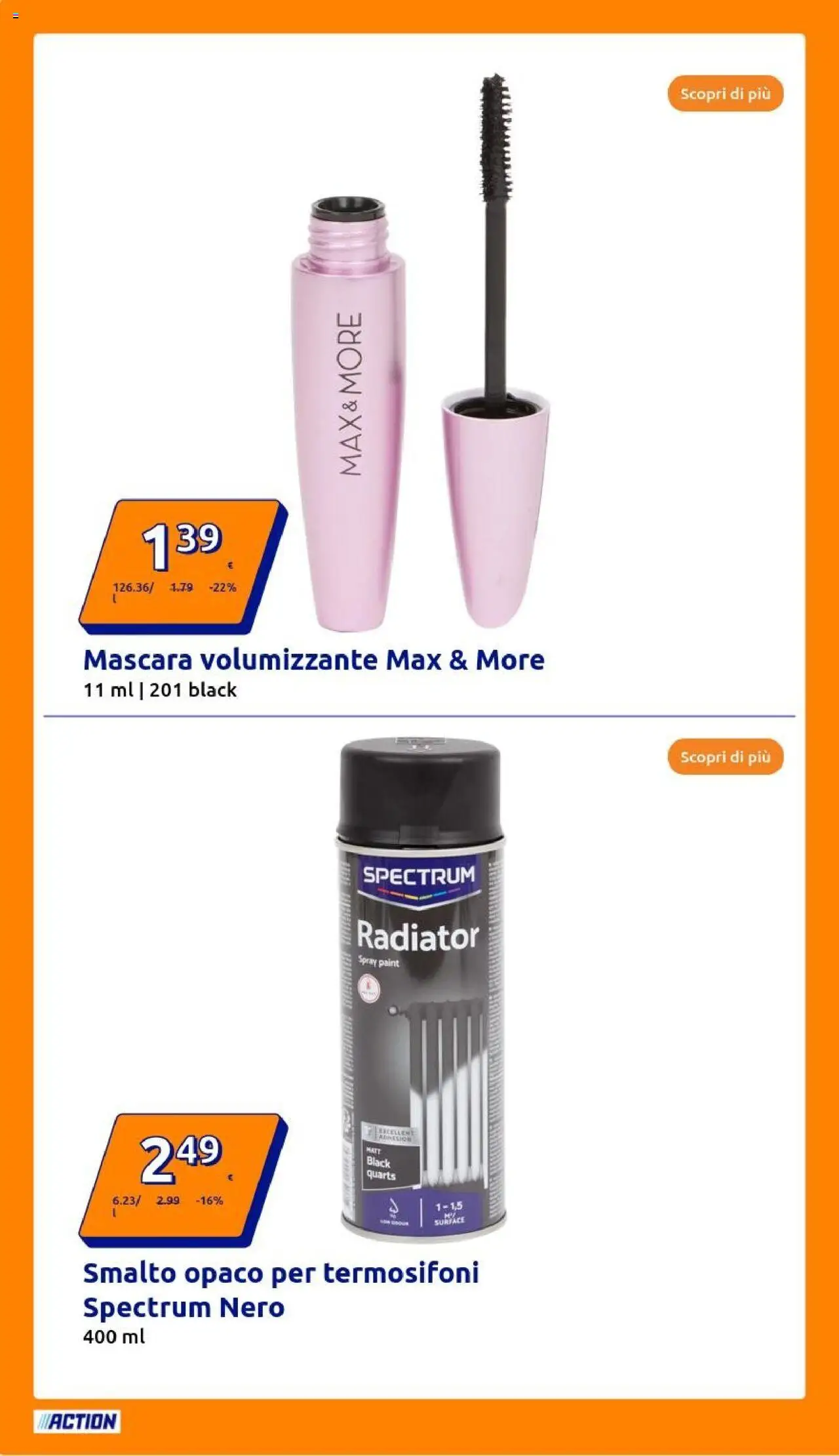 Volantino Action del 13.08.2025 | Pagina: 14 | Prodotti: Mascara