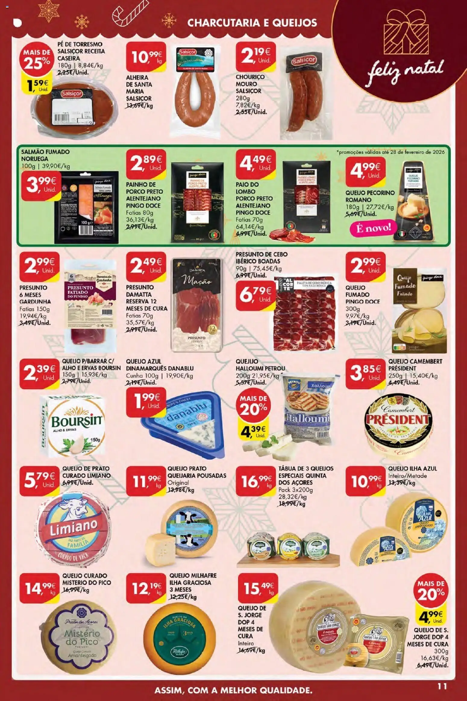 Pingo Doce Black Friday │ válido de 27.11.2025 | Página: 9 | Produtos: Lombo, Presunto, Chouriço, Alheira
