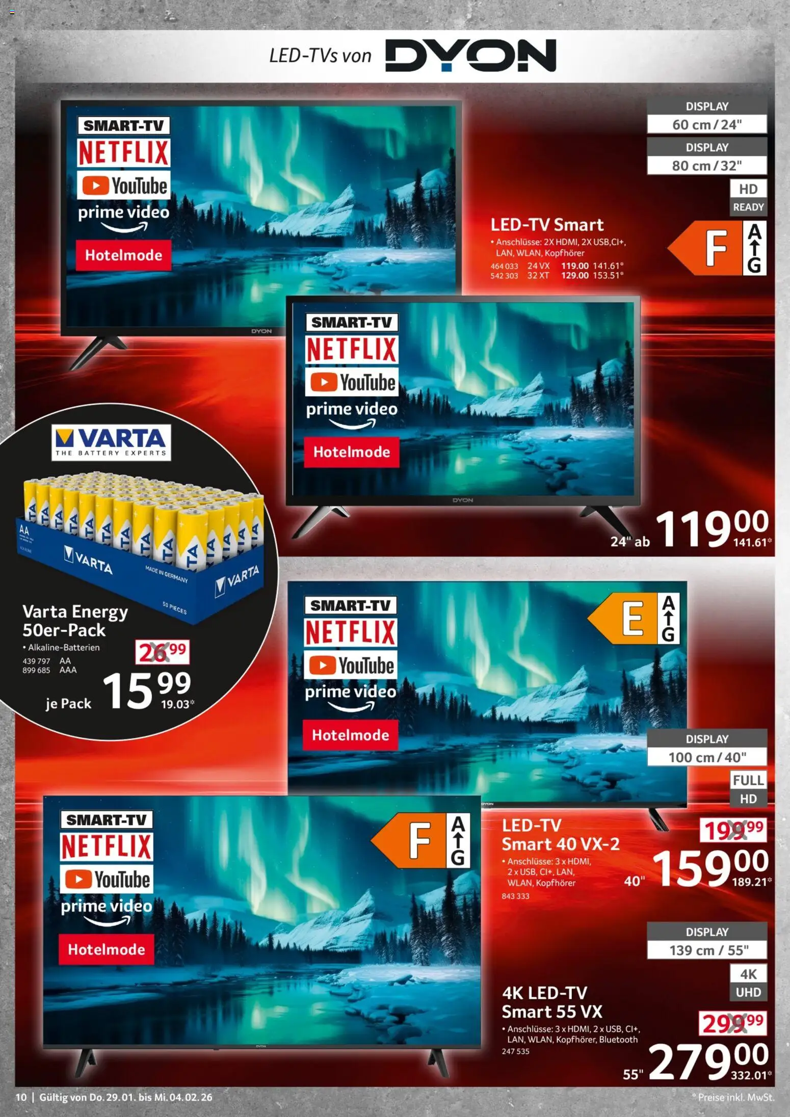 Selgros  Non Food – gültig ab 29.01.2026 | Seite: 10 | Produkte: Energy, Video, Kopfhörer