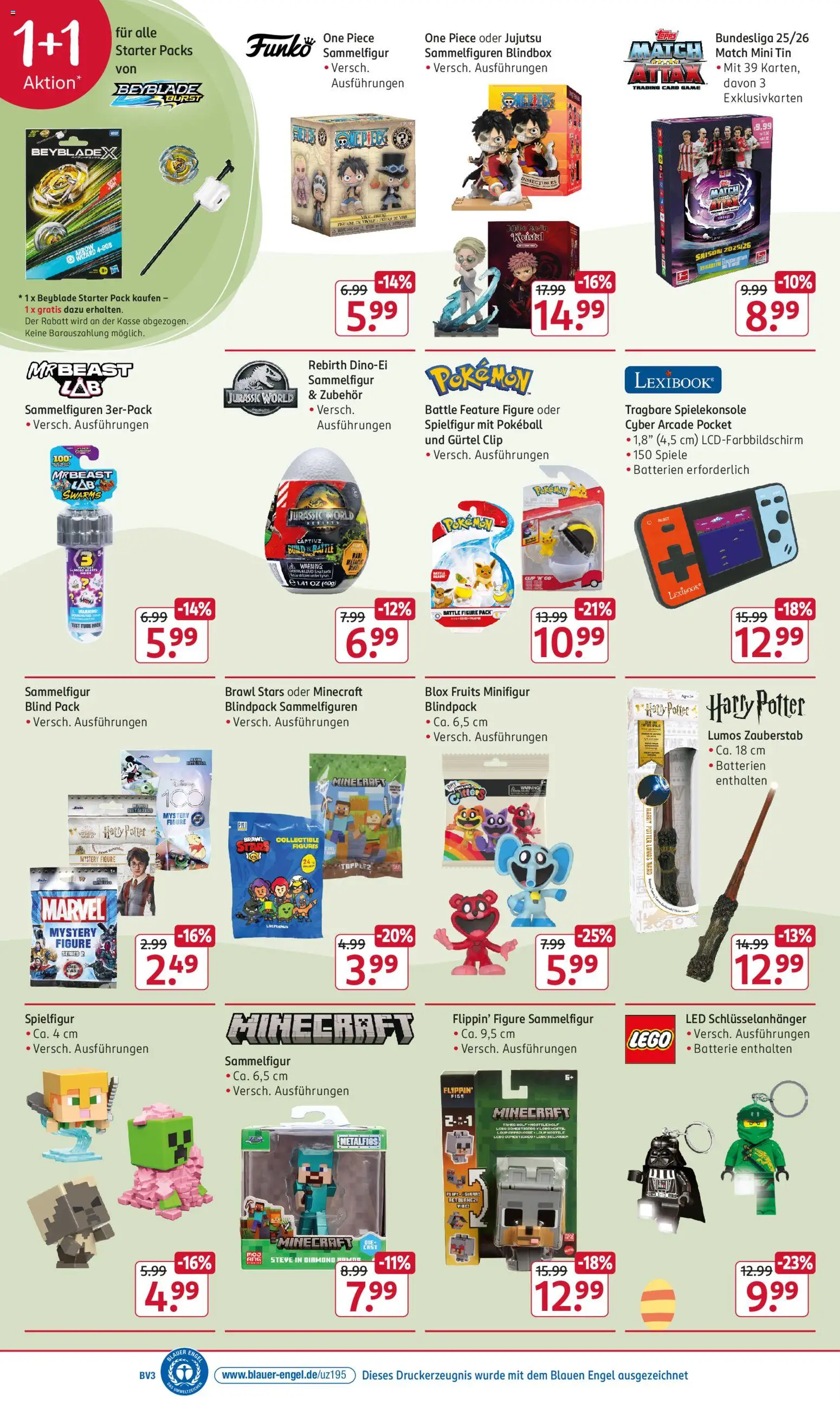 Rossmann Spiel & Spaß Angebote – gültig ab 23.03.2026 | Seite: 4 | Produkte: Batterien, Batterie, Gürtel