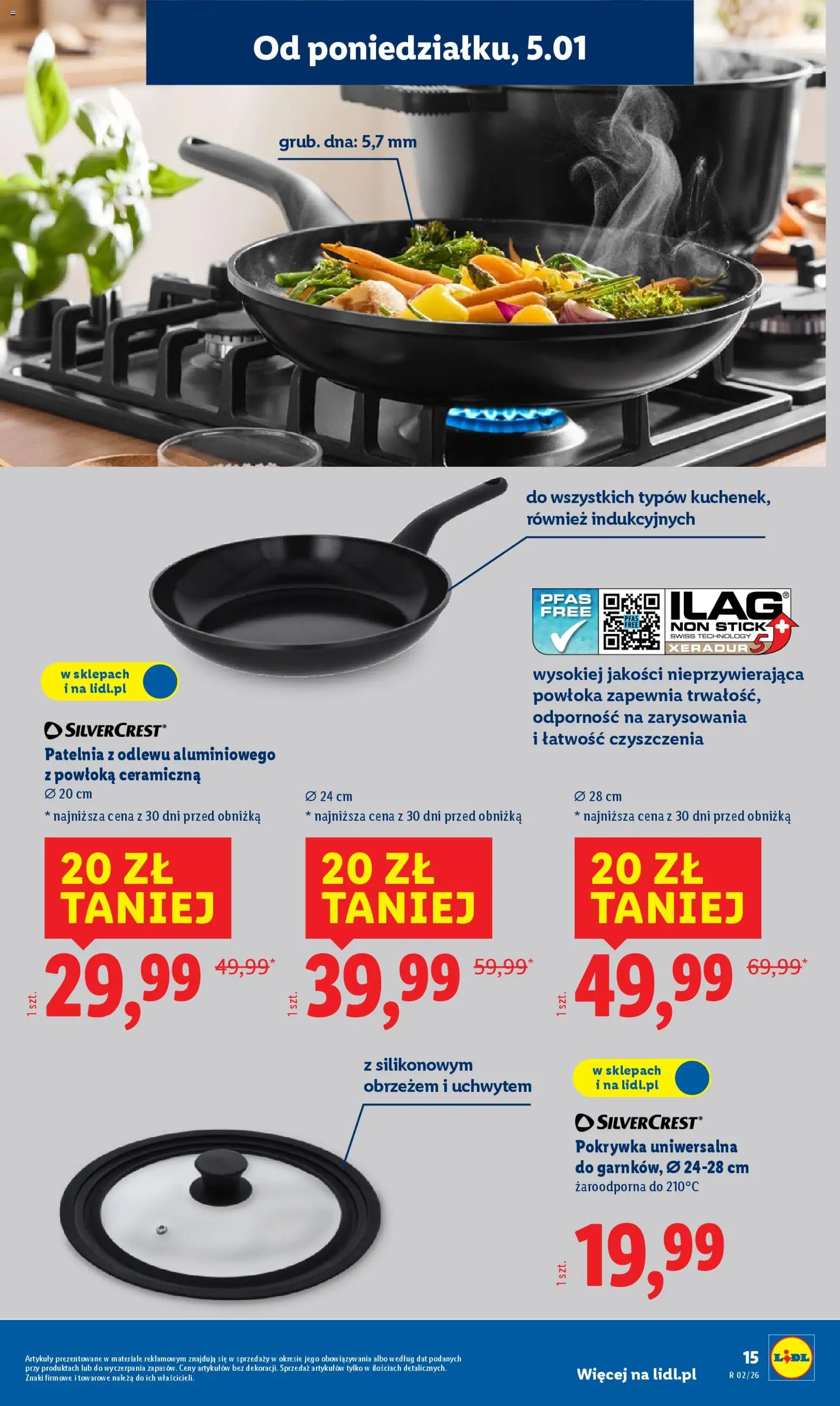 Lidl Katalog od 05.01.2026 | Strona: 19 | Produkty: Patelnia