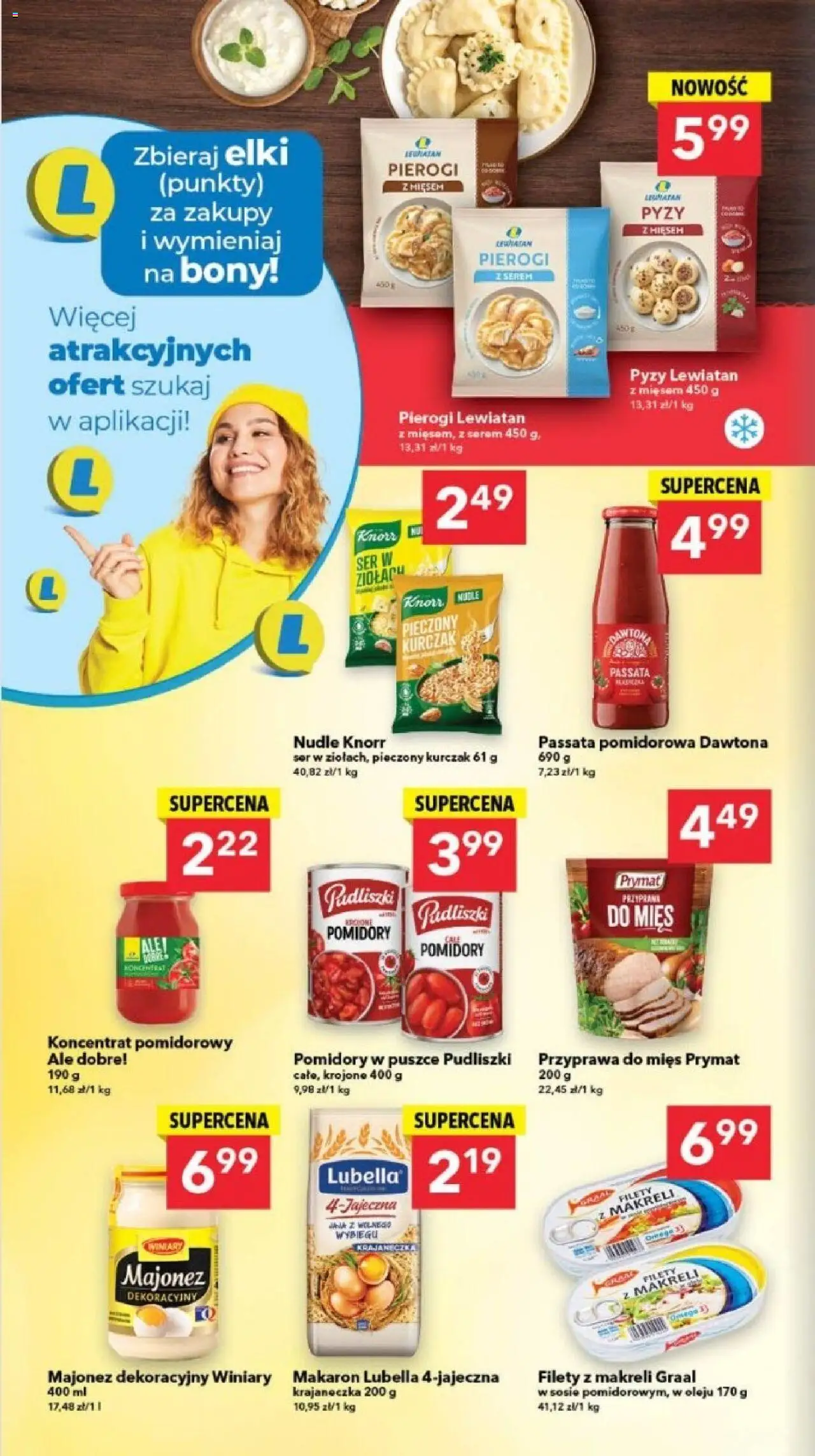 Lewiatan gazetka - Szczecin od 11.09.2025 | Strona: 4 | Produkty: Pierogi, Pomidory w puszce, Pomidory, Majonez