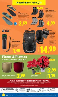 Pré-visualização Lidl Black Friday válido de 03.11.2025 | Página: 20 | Produtos: Flores, Algodão, Pilhas, Lanterna