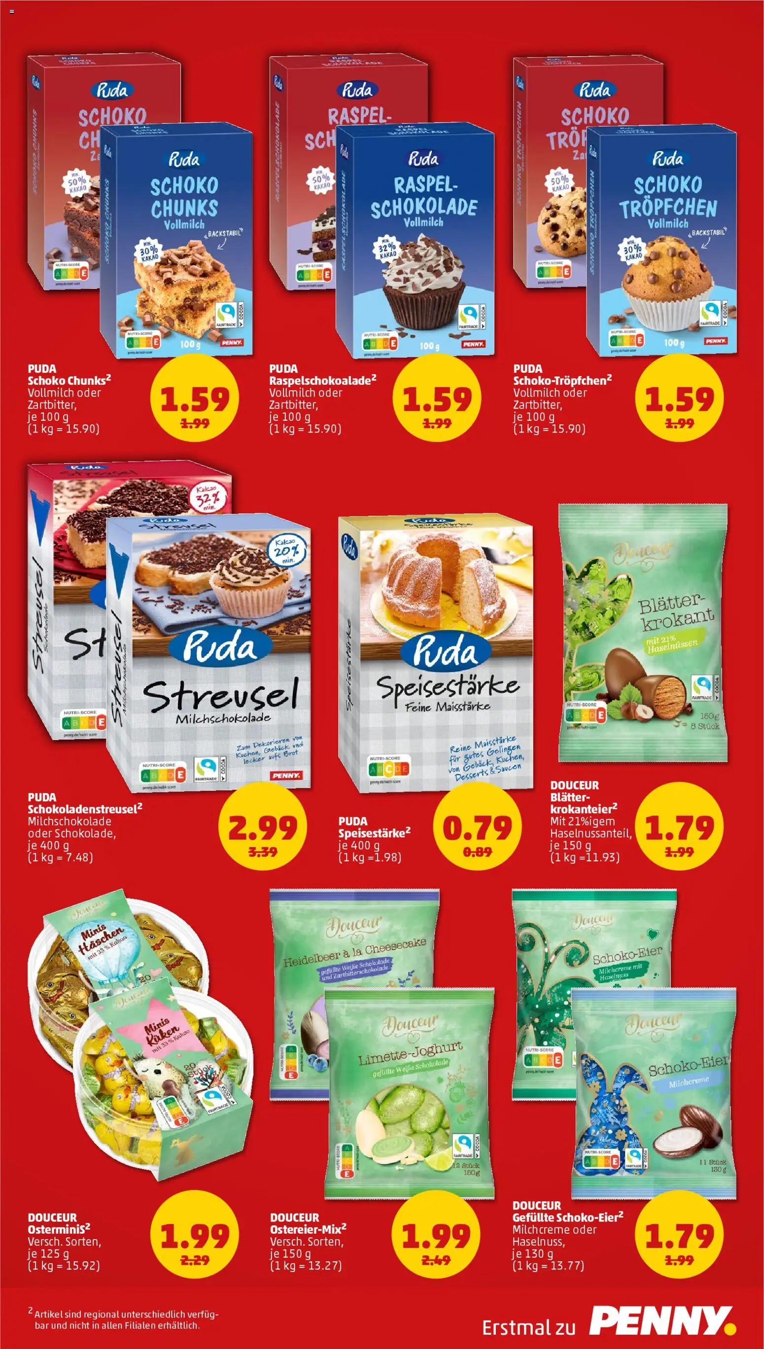 Penny Prospekt 	 – gültig ab 23.03.2026 | Seite: 3 | Produkte: Milch, Schokolade, Creme, Brot