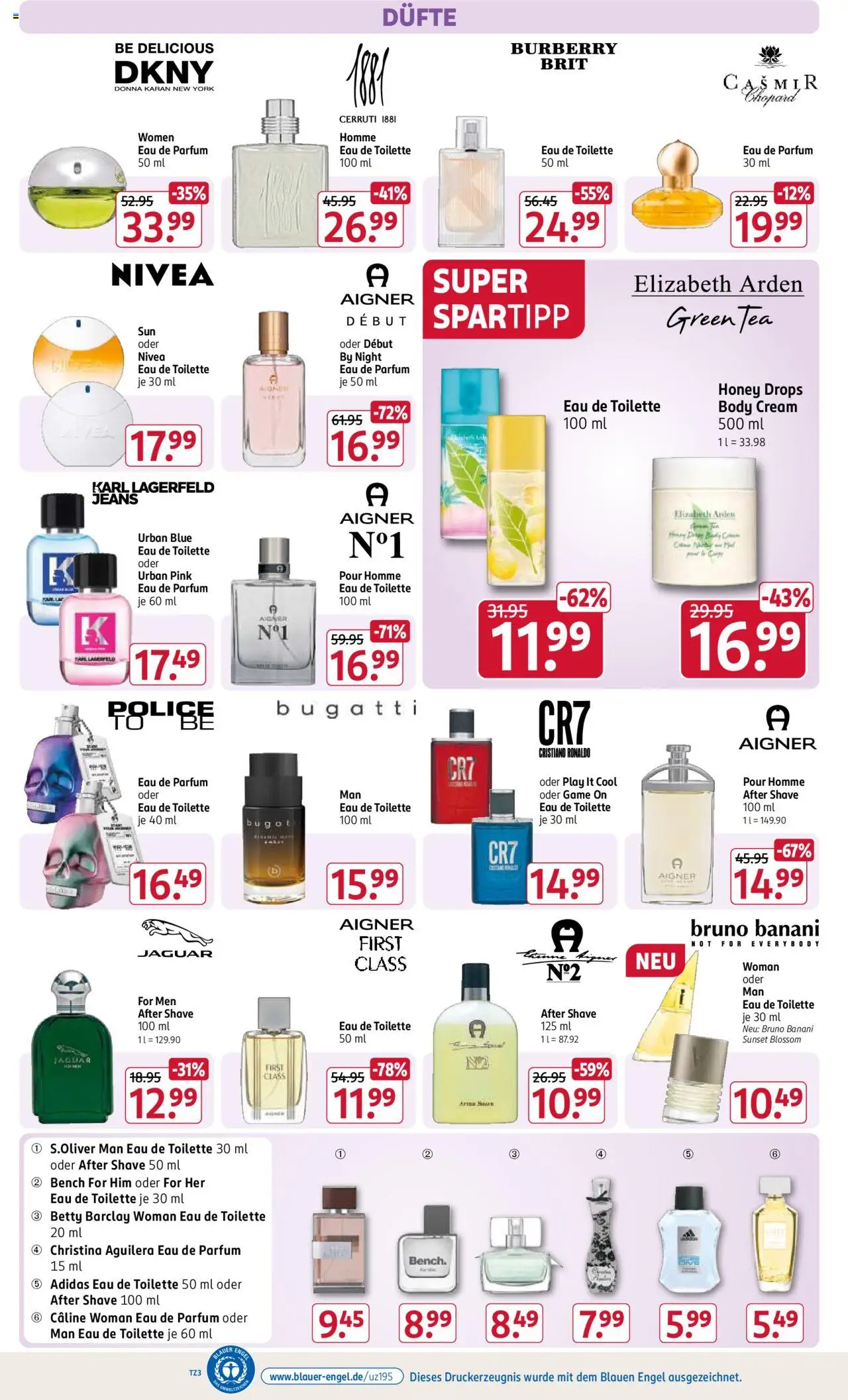 Rossmann Prospekt 	 - gültig ab dem 18.08.2025 | Seite: 6 | Produkte: Toilette, Body Cream, Eau de Parfum, Jeans