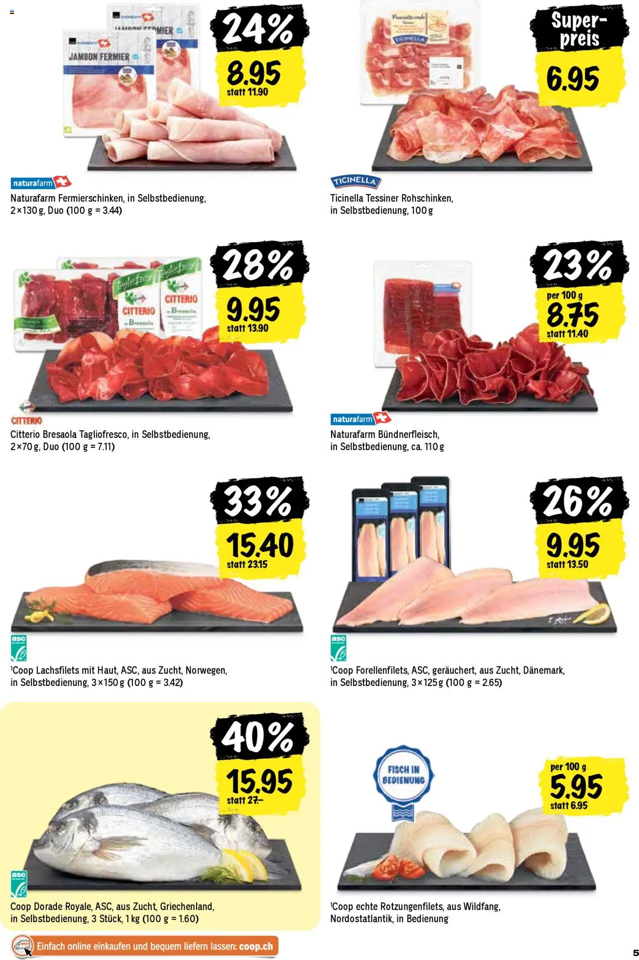 Coop Aktionen – gültig ab 02.10.2025 | Seite: 5 | Produkte: Fisch