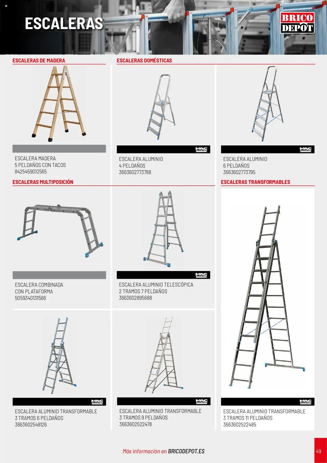 Brico Depôt folleto │ válido desde el 01.04.2025 | Página: 49 | Productos: Tacos
