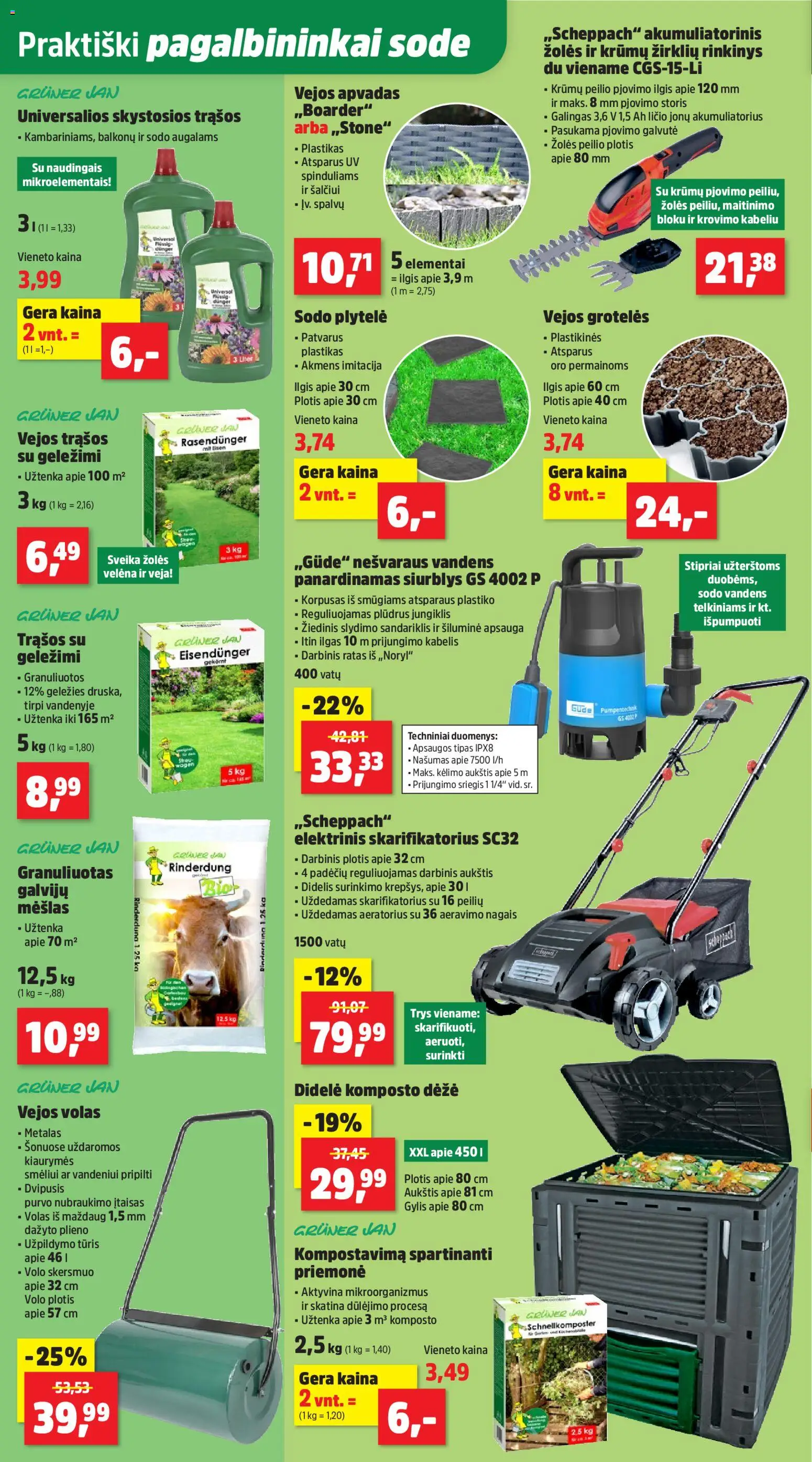 Thomas Philipps akcijos nuo 02.03.2026 | Puslapis: 4 | Prekių: Grotelės, Kabelis, Dėžė, Akumuliatorius