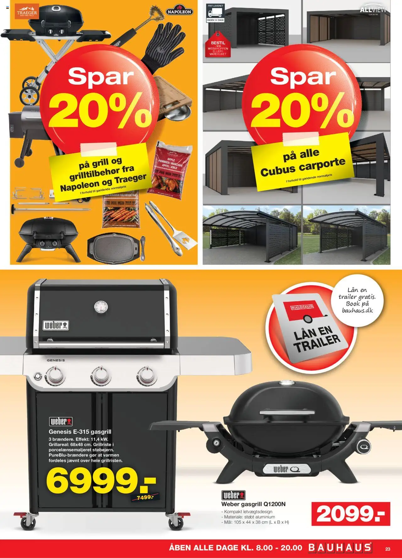 Bauhaus tilbudsavis – gyldig fra 10.10.2025 | Side: 23 | Produkter: Grill