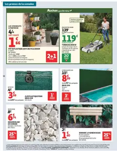 Auchan - Prévisualisation de Auchan prospectus valide à partir de 08.04.2026 | Page: 60 | Produits: Sac, Tondeuse, Rouleau