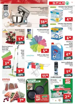 Katalog Spar - Pregled kataloga iz trgovine Spar, vrijedi od 03.12.2025 | Stranica: 18 | Proizvodi: Krpa, Mop, Žarulje, Sušilo za rublje