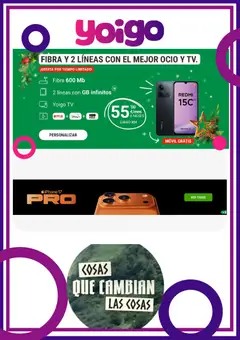 Vista previa Yoigo ofertas válido desde el 15.12.2025