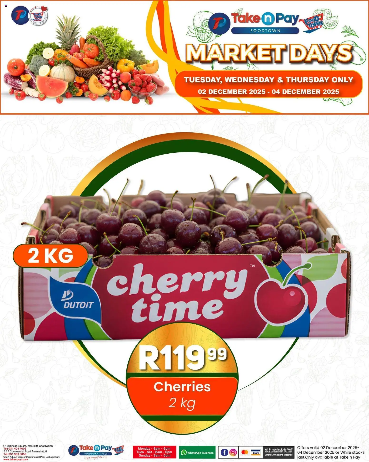 New Take n Pay catalogue – valid from 02.12.2025 | Page: 5 | Products: Cherries