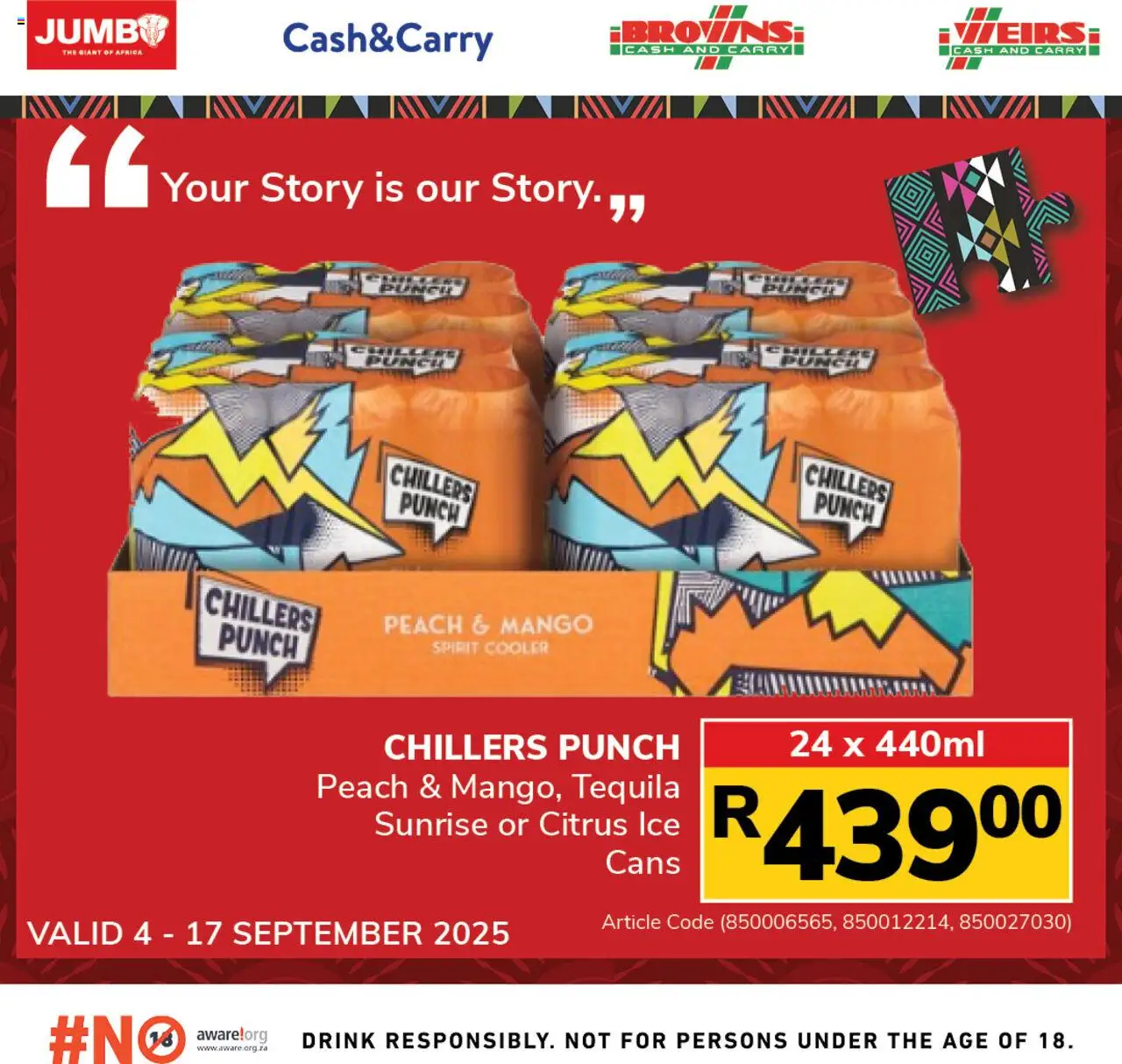 New Jumbo catalogue – valid from 04.09.2025 | Page: 5 | Products: Cooler, Mango, Peach