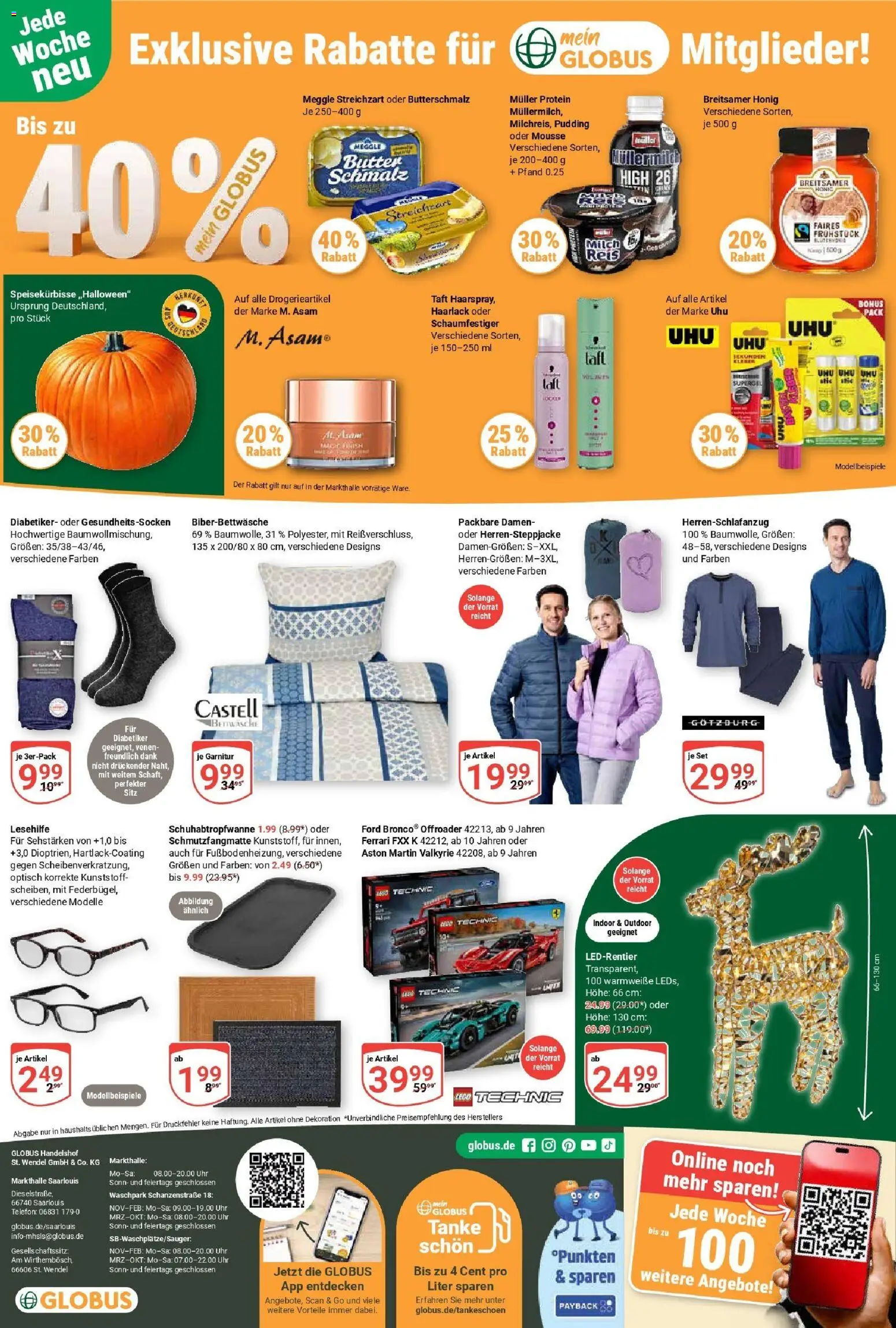 Globus prospekt Saarlouis	 – gültig ab 26.10.2025 | Seite: 30 | Produkte: Butterschmalz, Milch, Pudding, Uhr