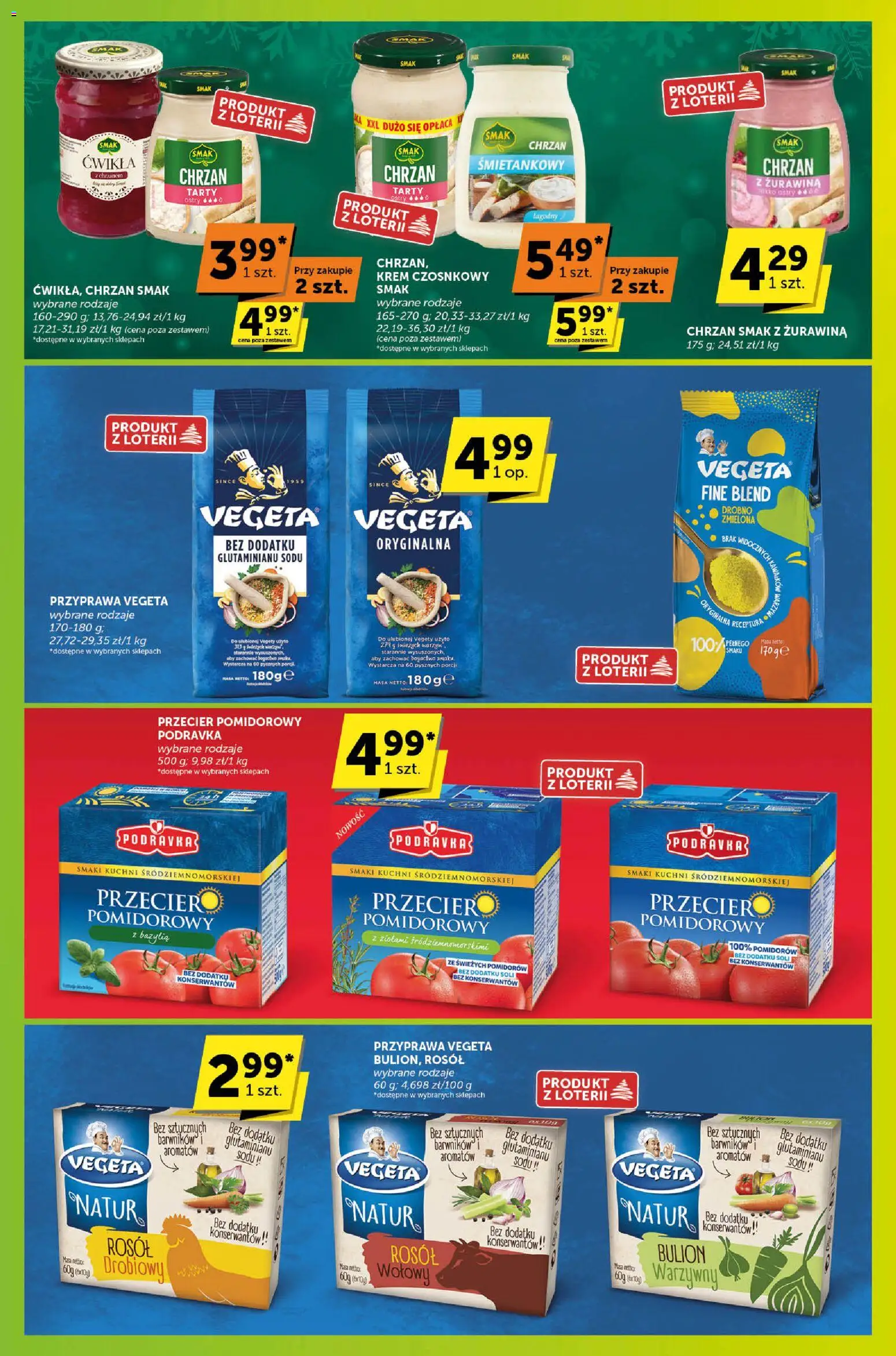 Groszek Gazetka - Sprawdź, co więcej od 27.11.2025 | Strona: 4 | Produkty: Bazylia, Żurawina, Chrzan, Krem