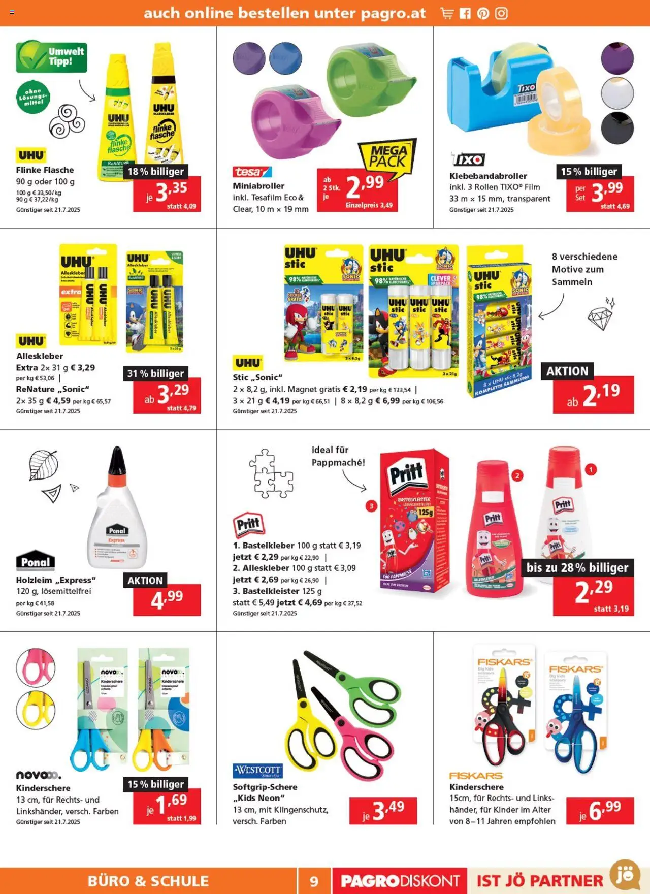 Pagro-Diskont Flugblatt gültig ab 07.08.2025 | Seite: 9