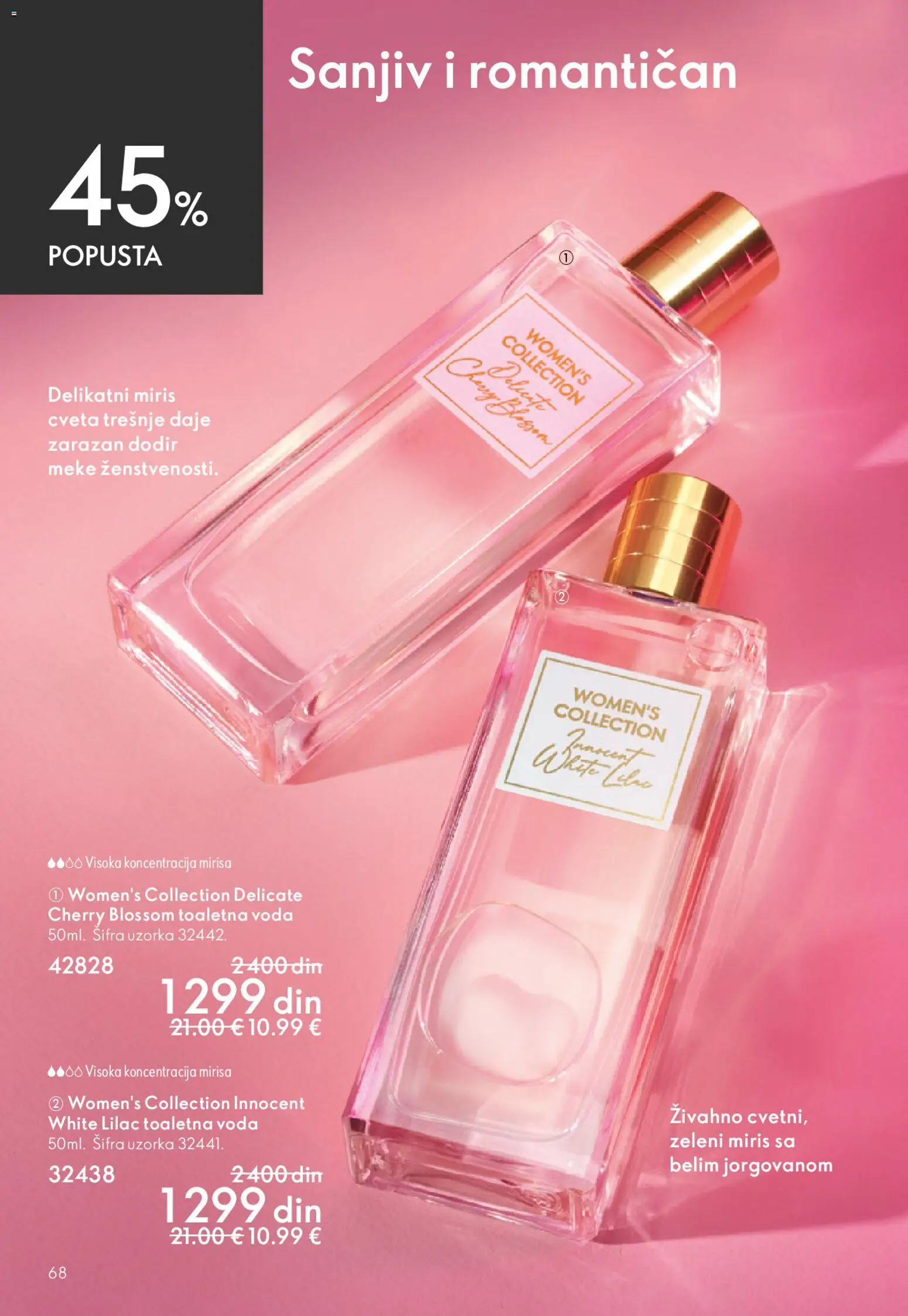 Oriflame katalog - važi od 22.04.2026 | Strana: 68 | Proizvode: Miris, Toaletna voda, Voda