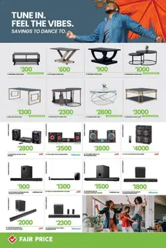 Fair Price specials catalogue – valid from 01.03.2026 | Page: 6 | Products: Speaker, Coffee table, Table, Coffee