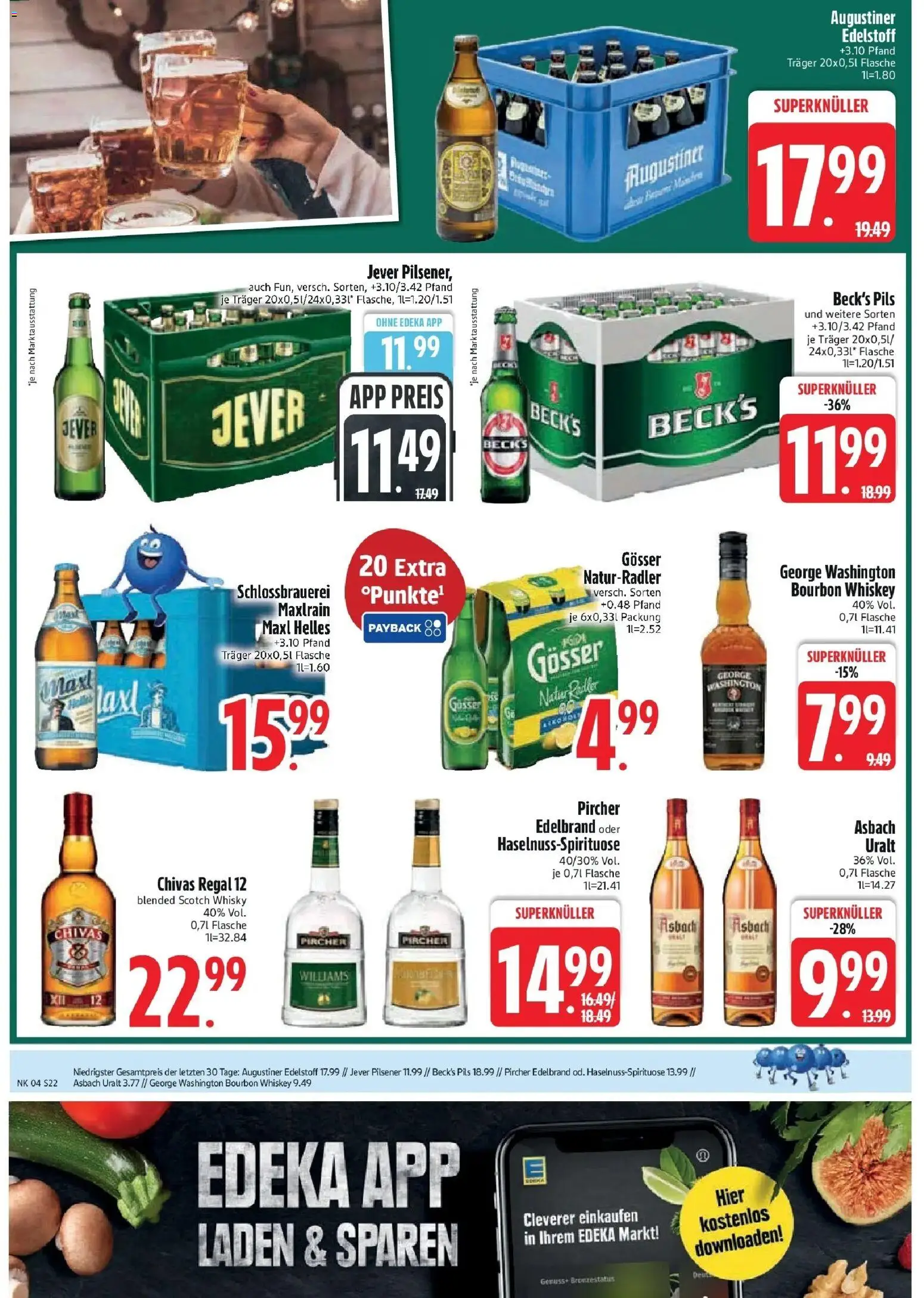 Edeka prospekt Garching	 – gültig ab 18.01.2026 | Seite: 24 | Produkte: Whisky, Jever, Bourbon, Asbach