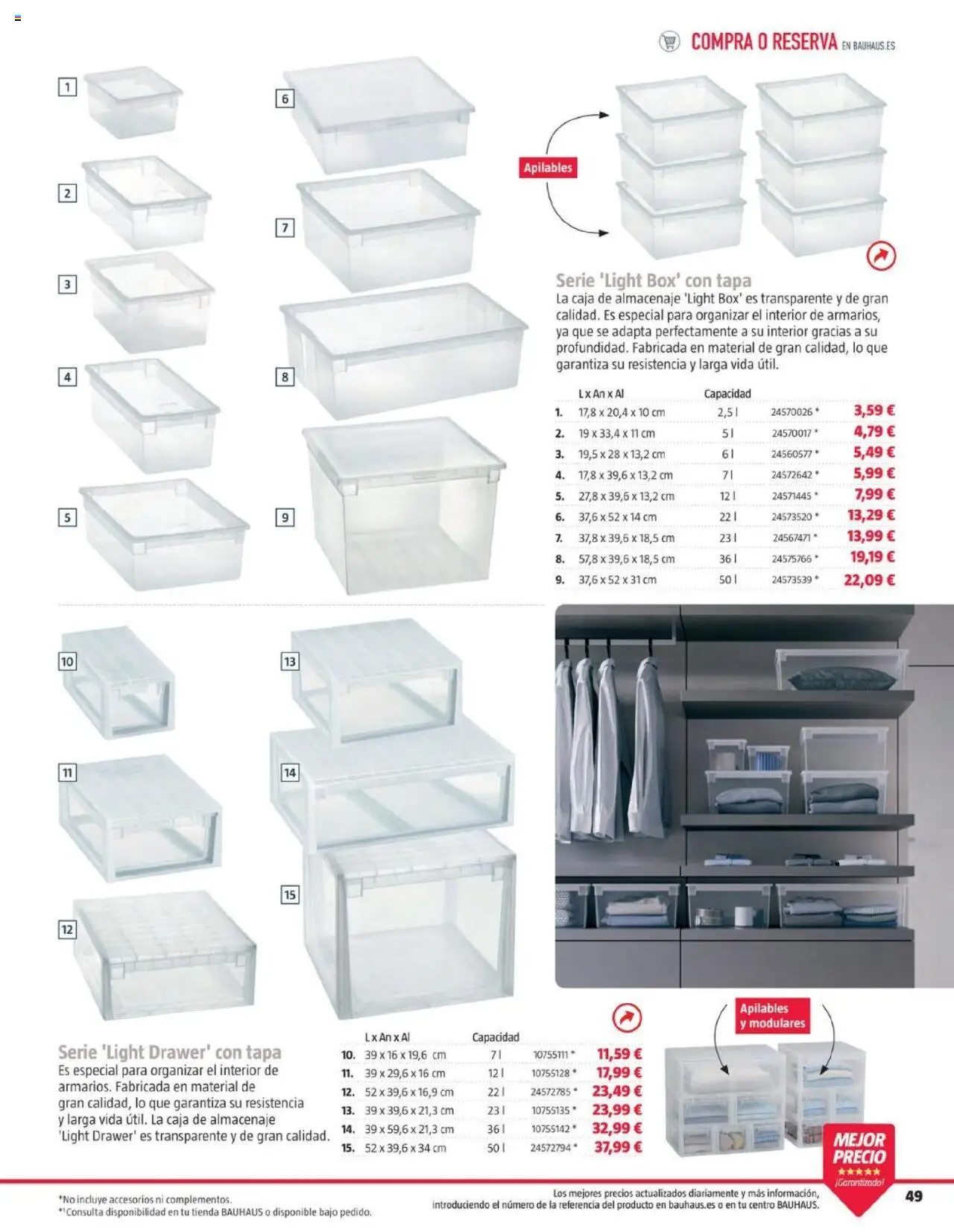 Bauhaus folleto │ válido desde el 05.08.2025 | Página: 49 | Productos: Almacenaje, Caja