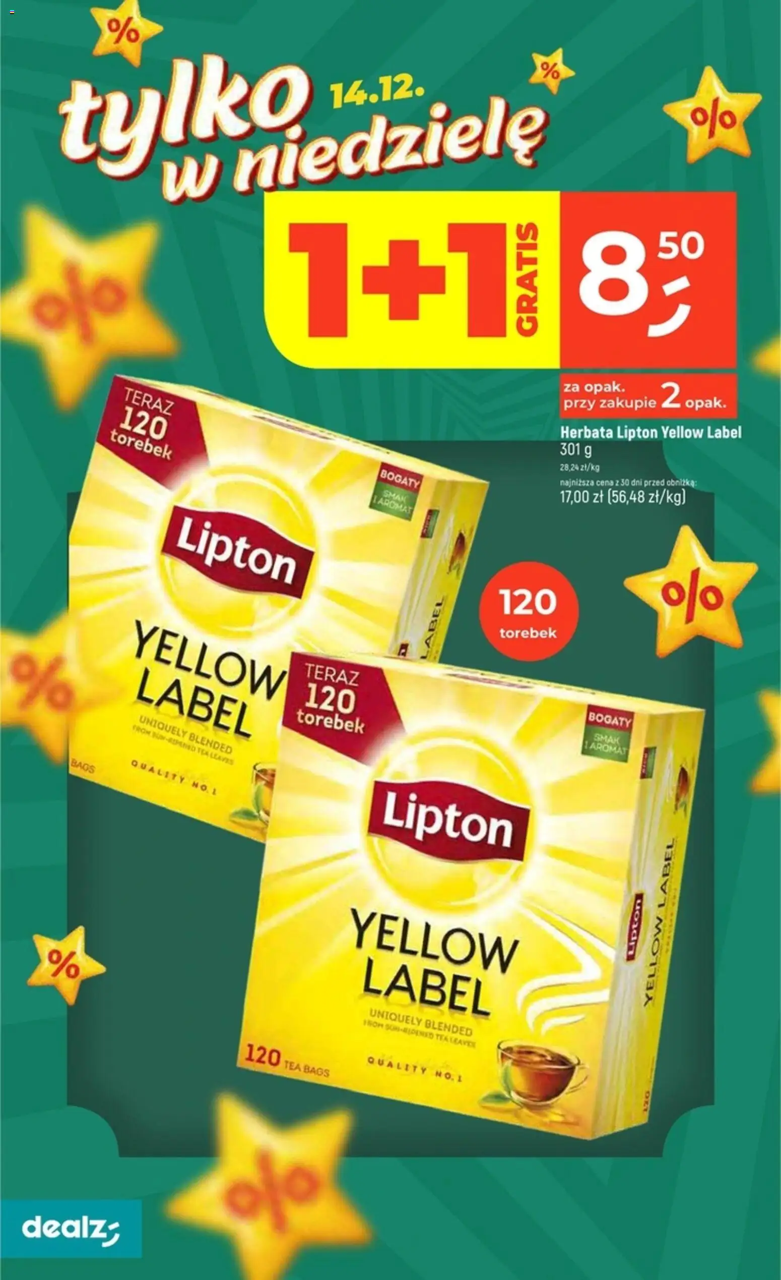 Dealz Gazetka od 08.12.2025 | Strona: 10 | Produkty: Herbata lipton, Herbata
