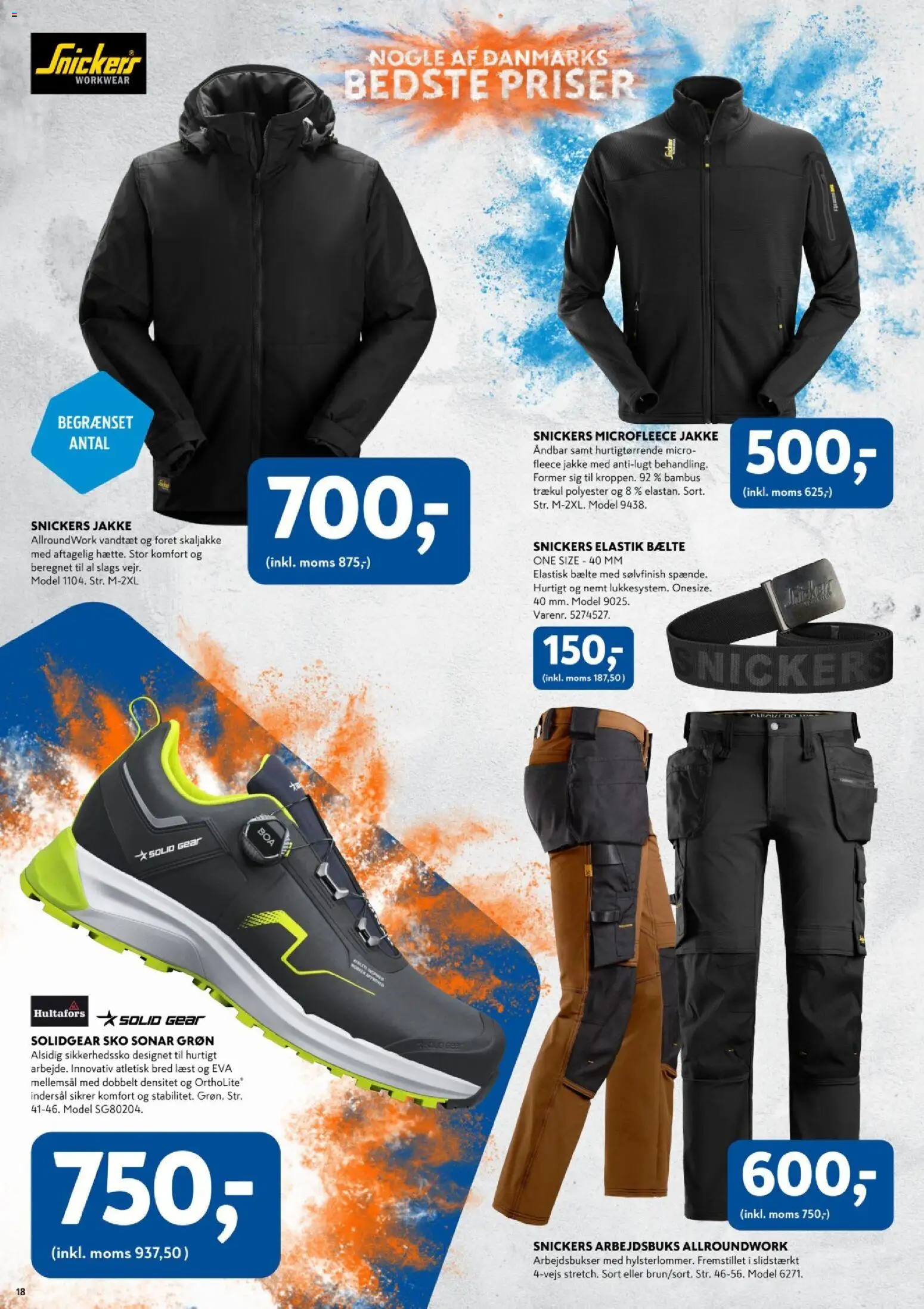 Davidsen tilbudsavis – gyldig fra 05.03.2026 | Side: 18 | Produkter: Jakke, Bælte, Sko