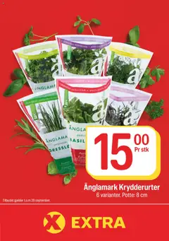 Forhåndsvisning av Coop Extra Italienske Uker gyldig fra 04.09.2025 | Side: 28 | Produkter: Koriander, Gressløk, Basilikum, Kruspersille