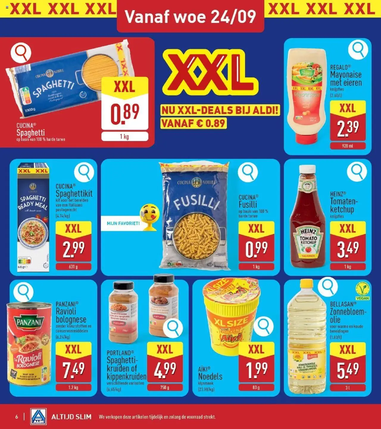  | Pagina: 6 | Producten: Tomaten, Ketchup, Keksajt, Eieren