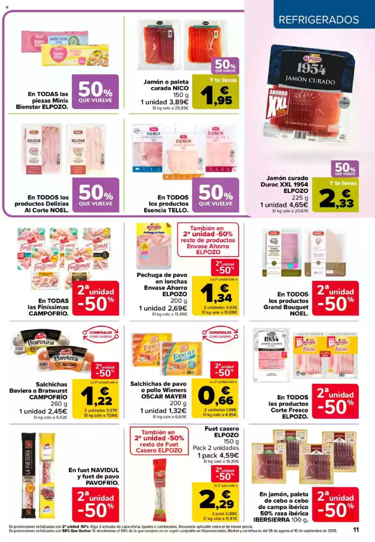 Carrefour folleto │ válido desde el 08.08.2025 | Página: 13 | Productos: Jamón, Té